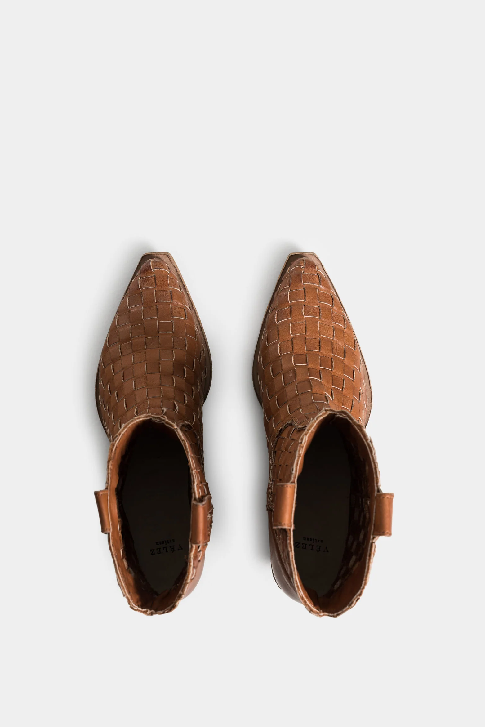 Luze Woven Leather Ankle Boots for Women - Image 4