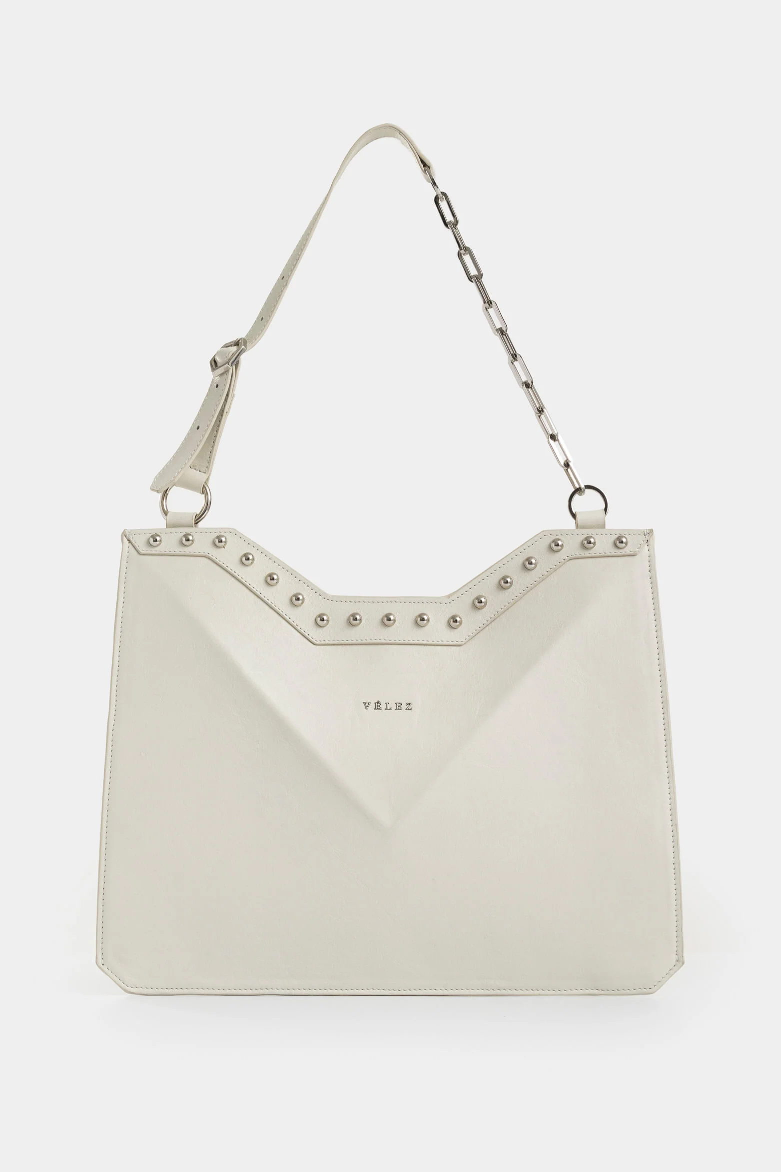 Magena Mini Leather Shopping Bag for Women with Hexagonal Structure