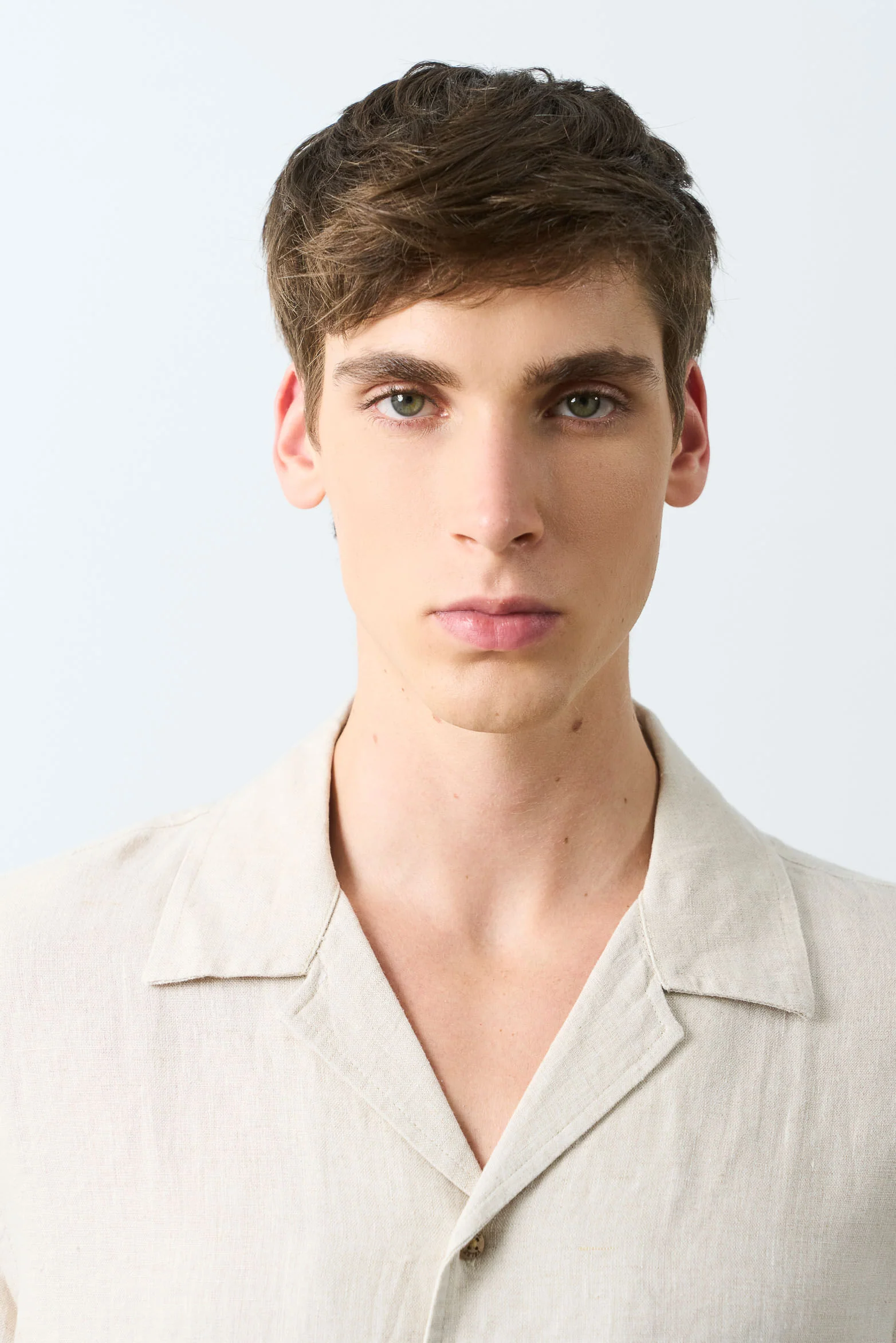 Málaga short-sleeve linen shirt for men - Image 5