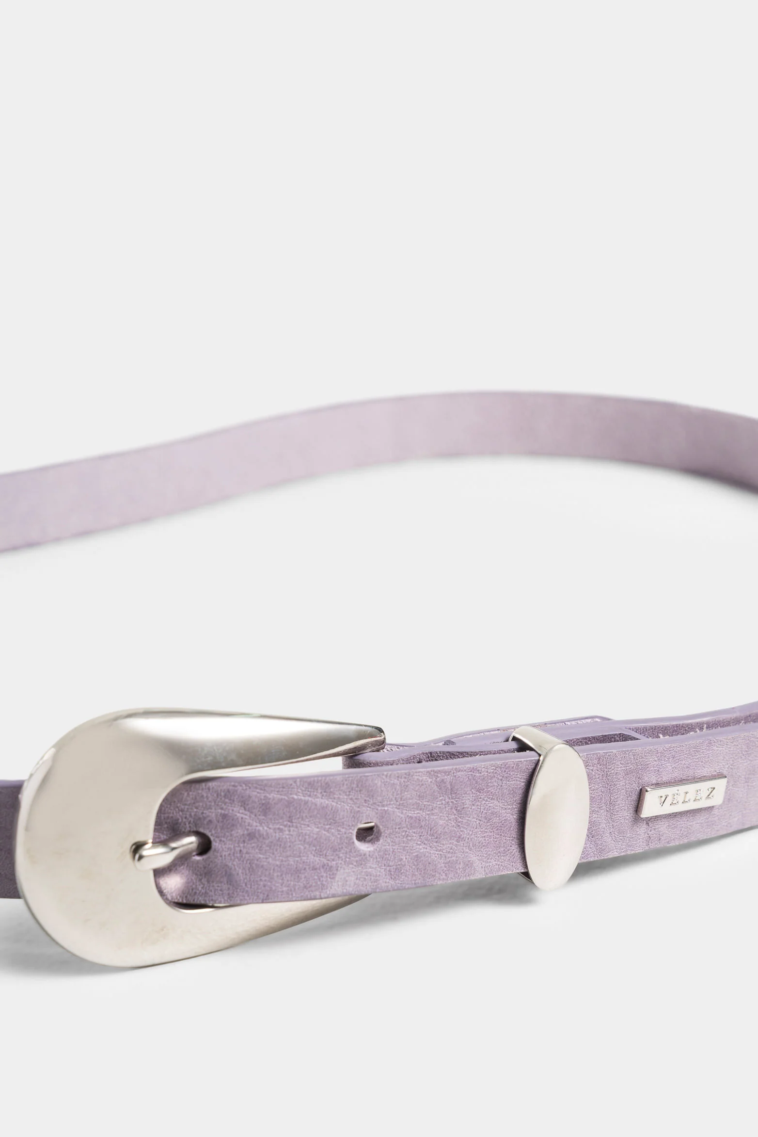 Mallorca Single-Sided Smooth Leather Belt for Women with Metallic Tip - Image 4