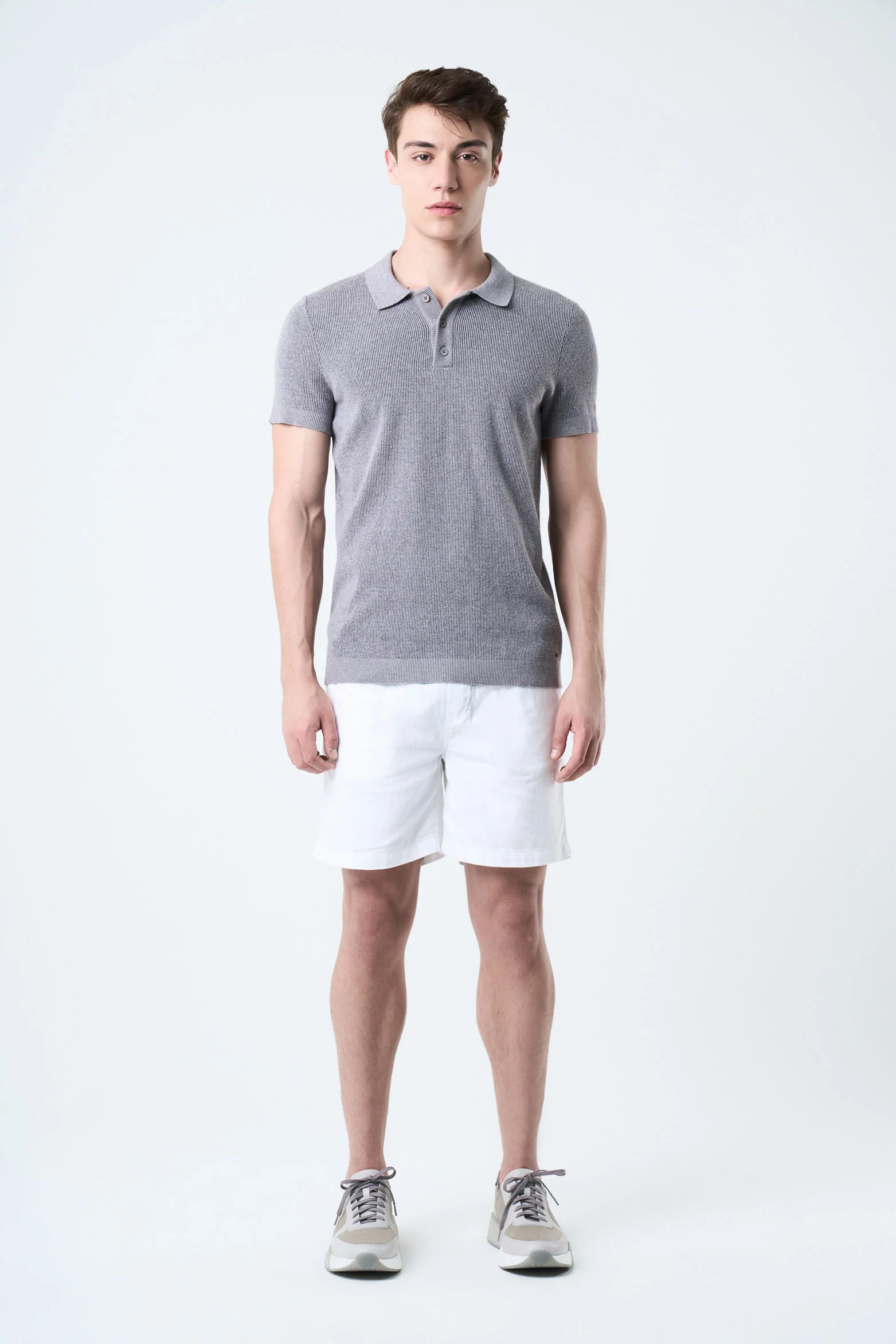 Marfil Linen Bermuda Shorts for Men Wide Fit