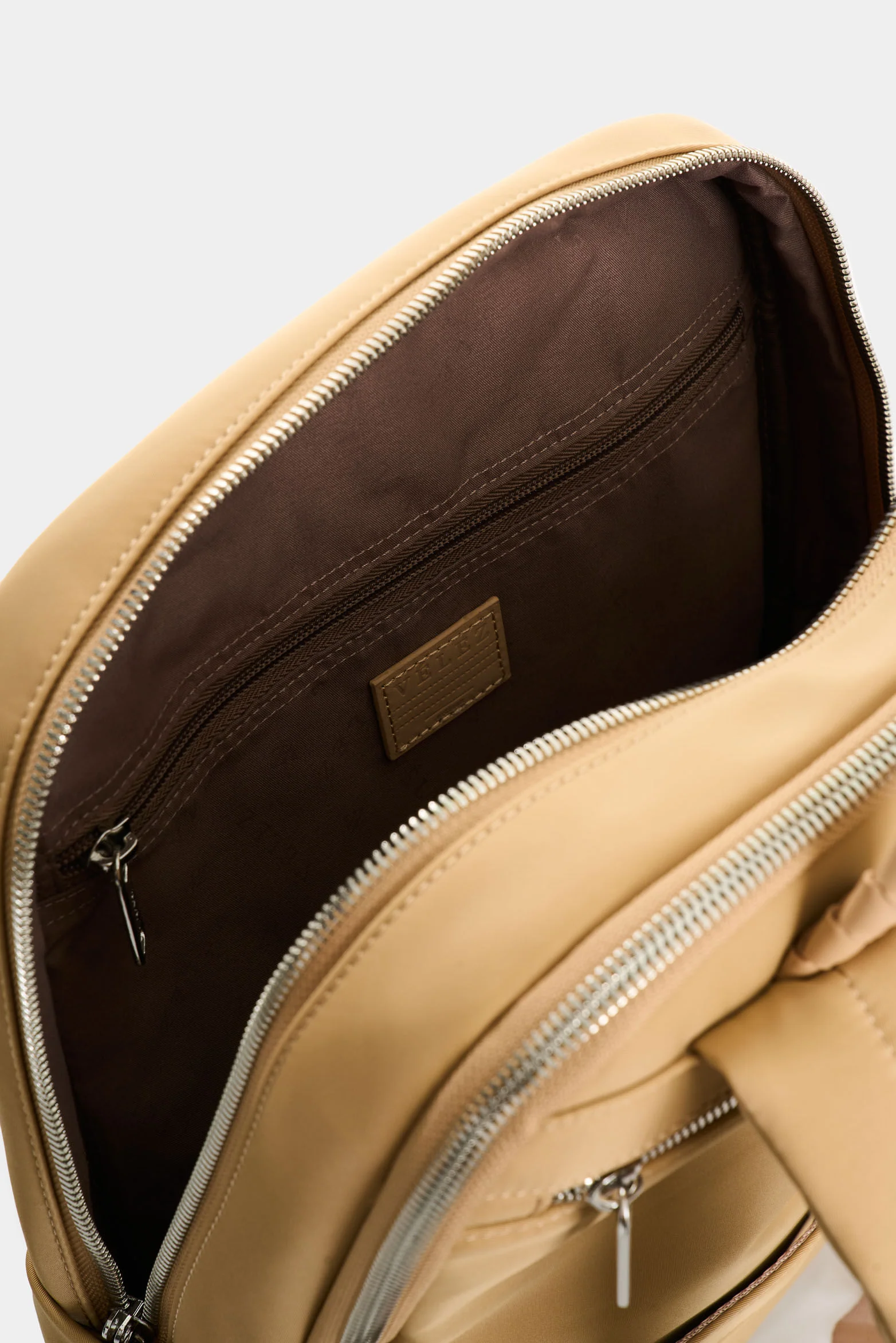 Marfilo Bag in Leather and Nylon for Women with Braided Handle - Image 5