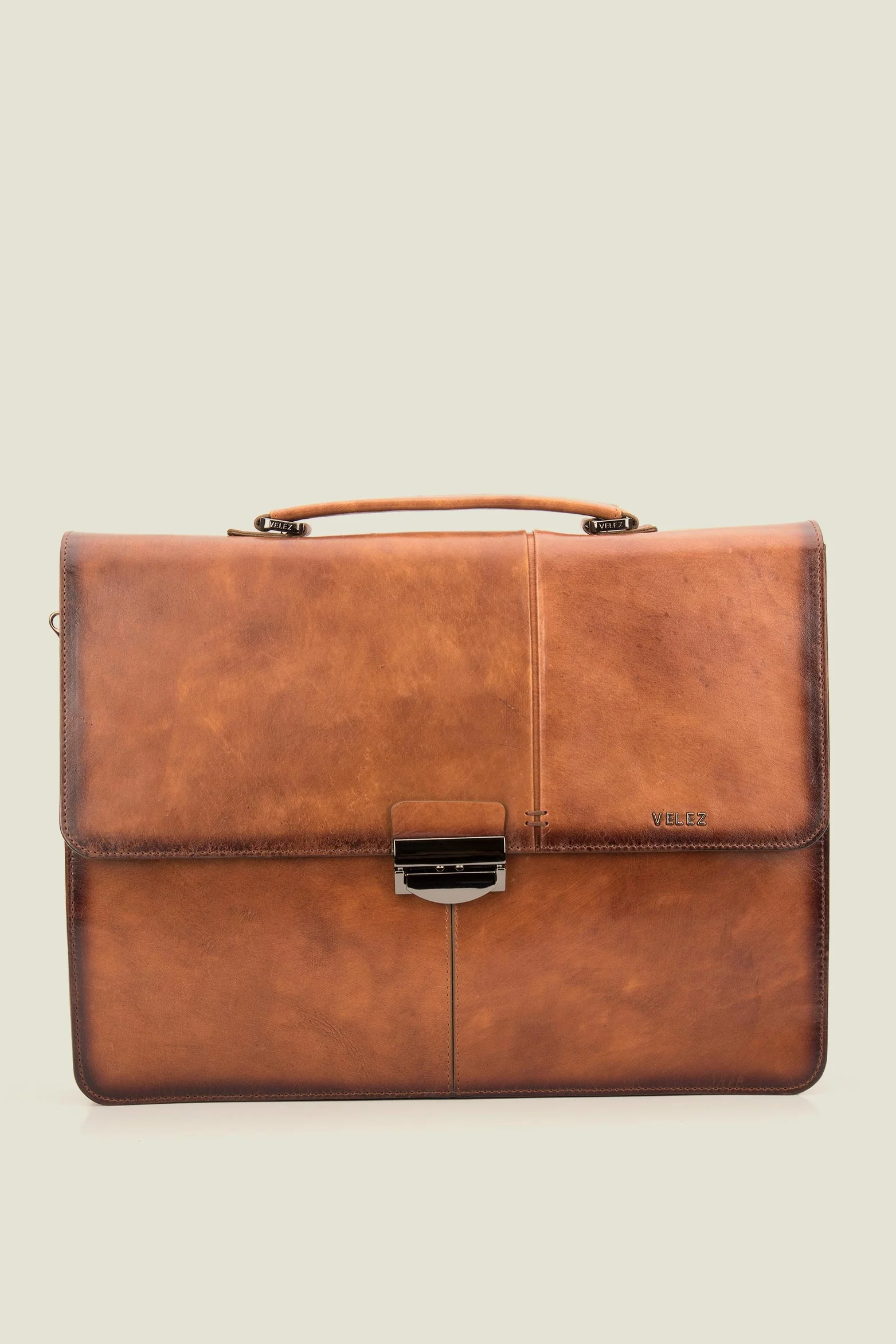 Men’s Aperto Leather Laptop Briefcase