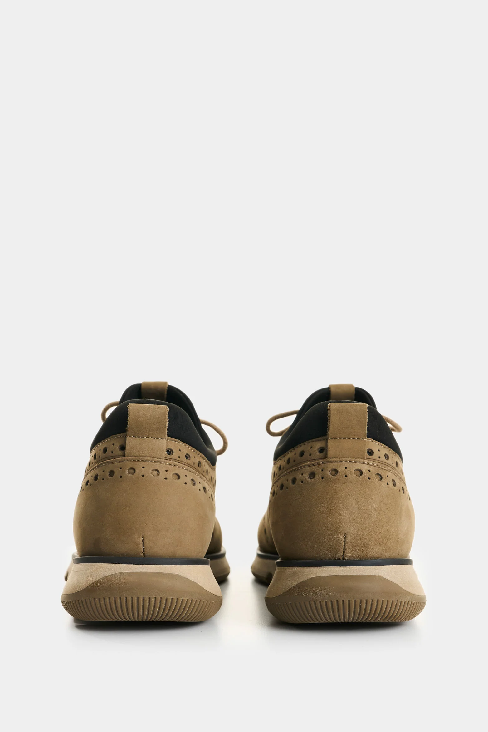 Men’s Apolo Nubuck Leather Lace-Up Shoes Sport Details - Image 3