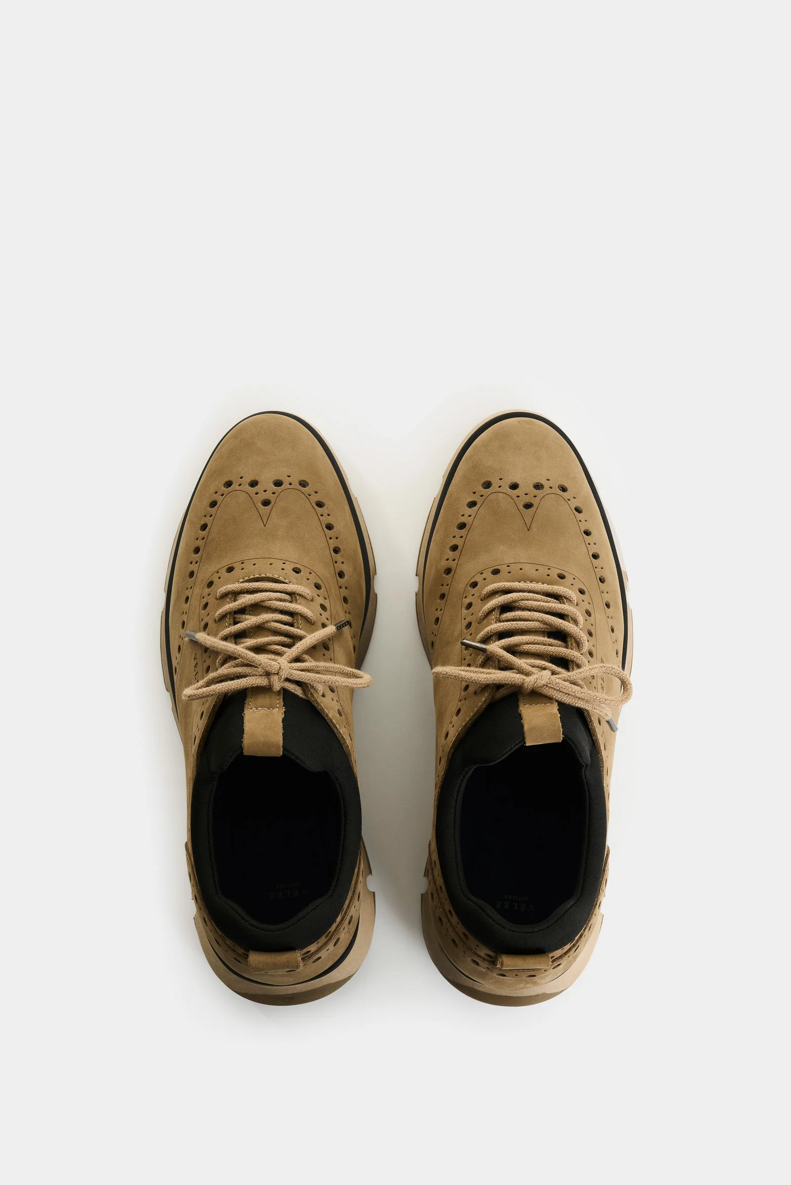 Men’s Apolo Nubuck Leather Lace-Up Shoes Sport Details - Image 4
