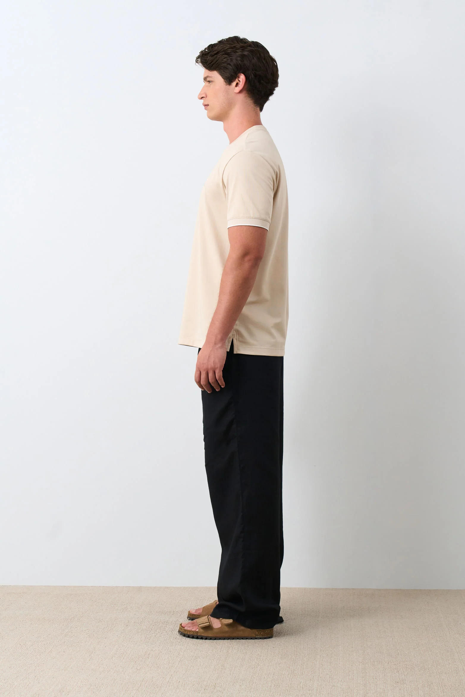 Men’s Arizona Micro Pima T-Shirt Semi-Fitted - Image 2
