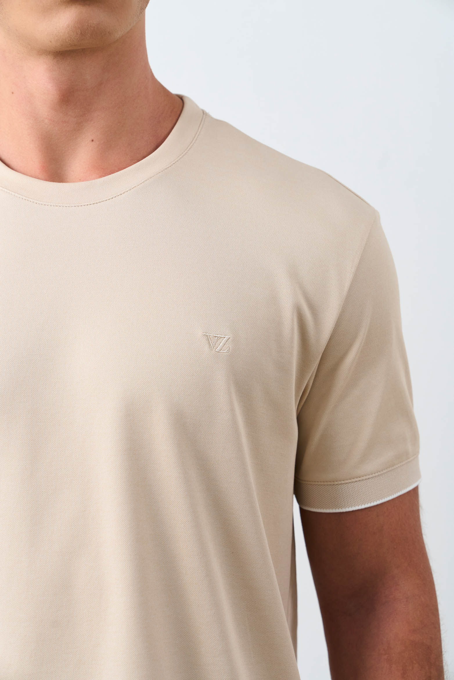 Men’s Arizona Micro Pima T-Shirt Semi-Fitted - Image 5