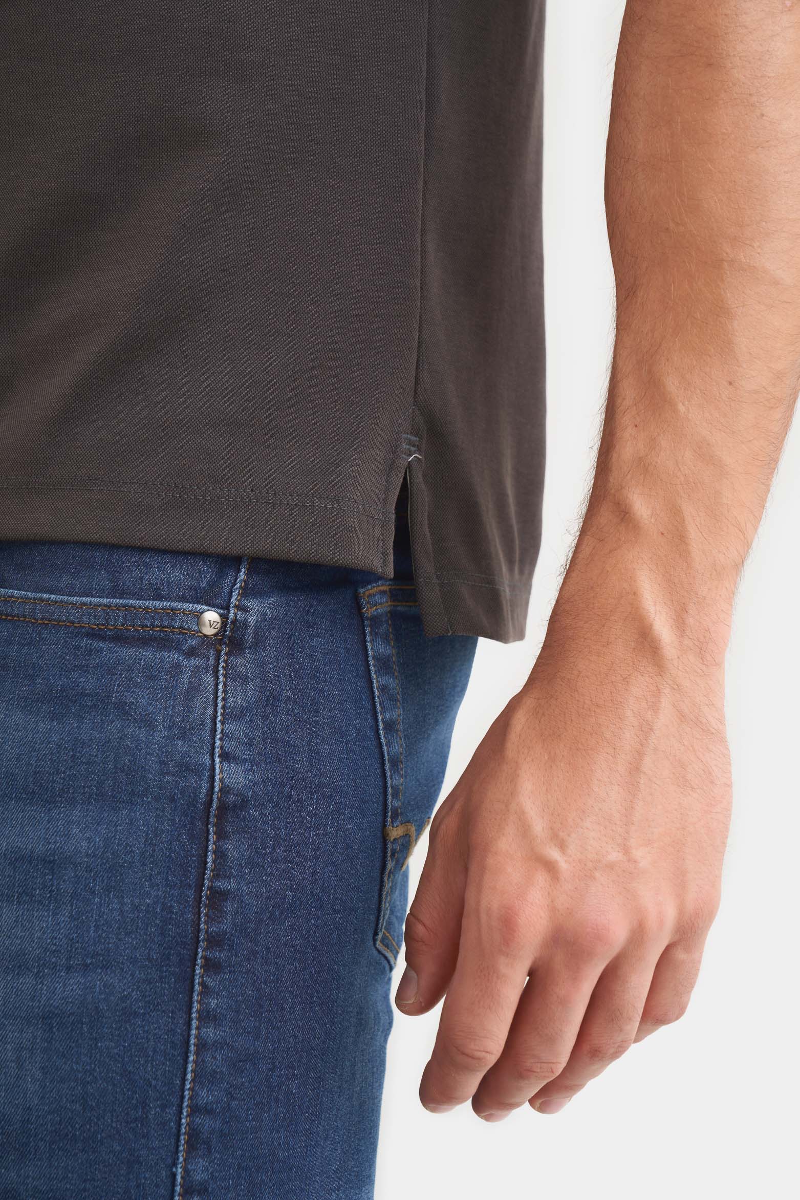 Men’s Arizona Micropima Semi-Fitted T-Shirt - Image 4