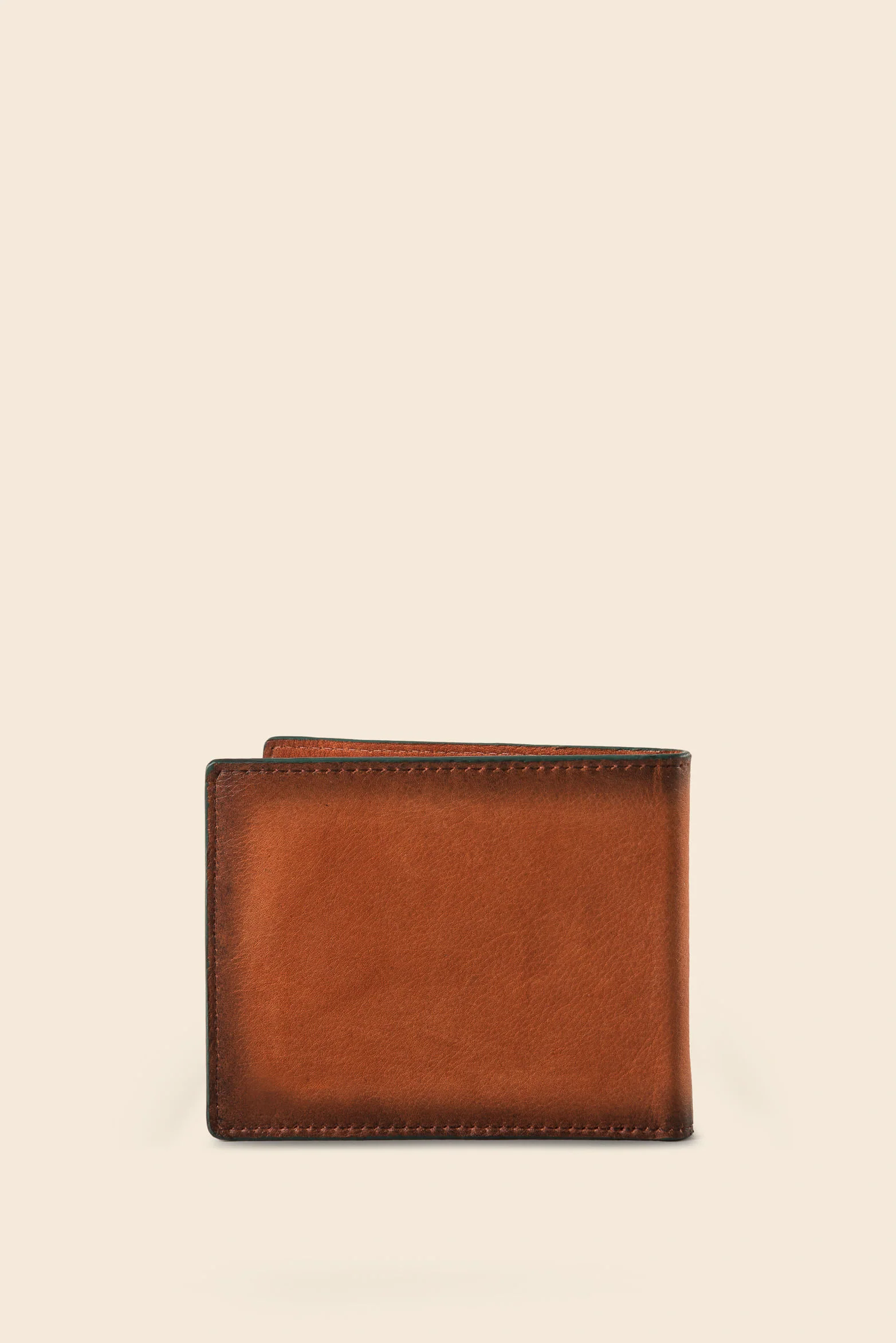 Men’s Australis Wallet in Hand-Aged Smooth Leather - Image 3