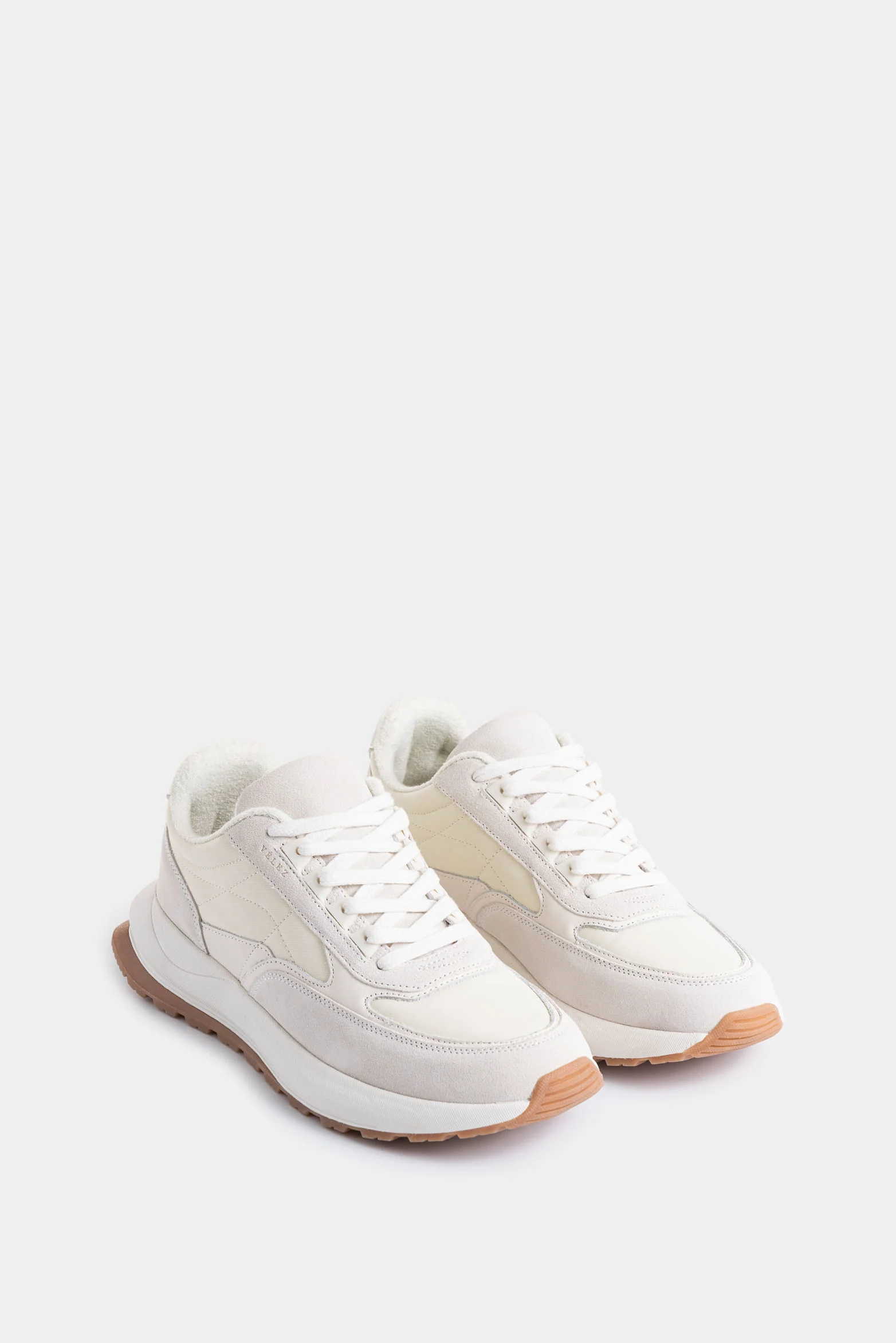 Men’s Castor Leather & Textile Sneakers Sport Aesthetic - Image 2