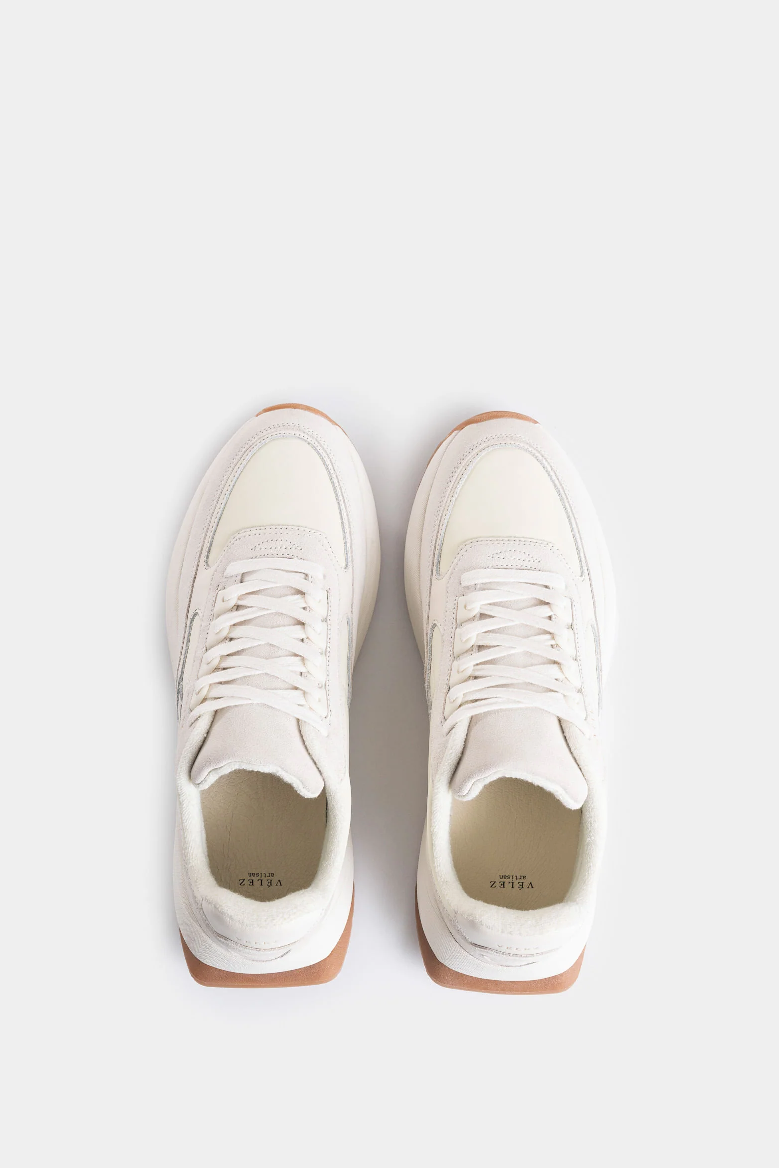 Men’s Castor Leather & Textile Sneakers Sport Aesthetic - Image 4