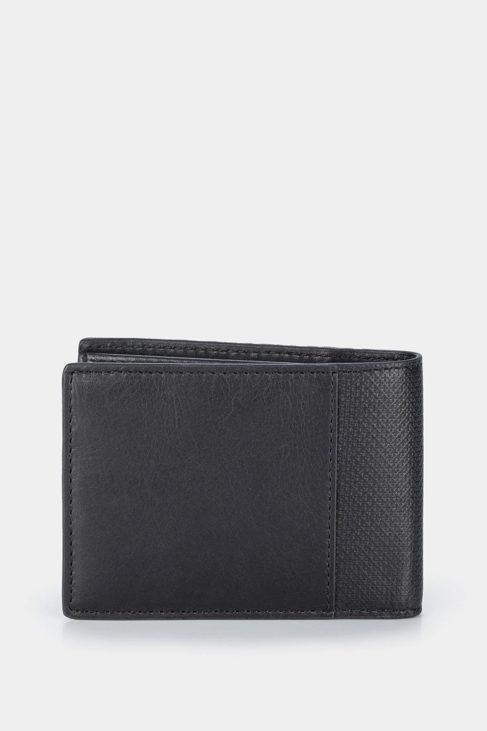 Men’s Draco Leather Wallet with Mixed Textures - Image 3