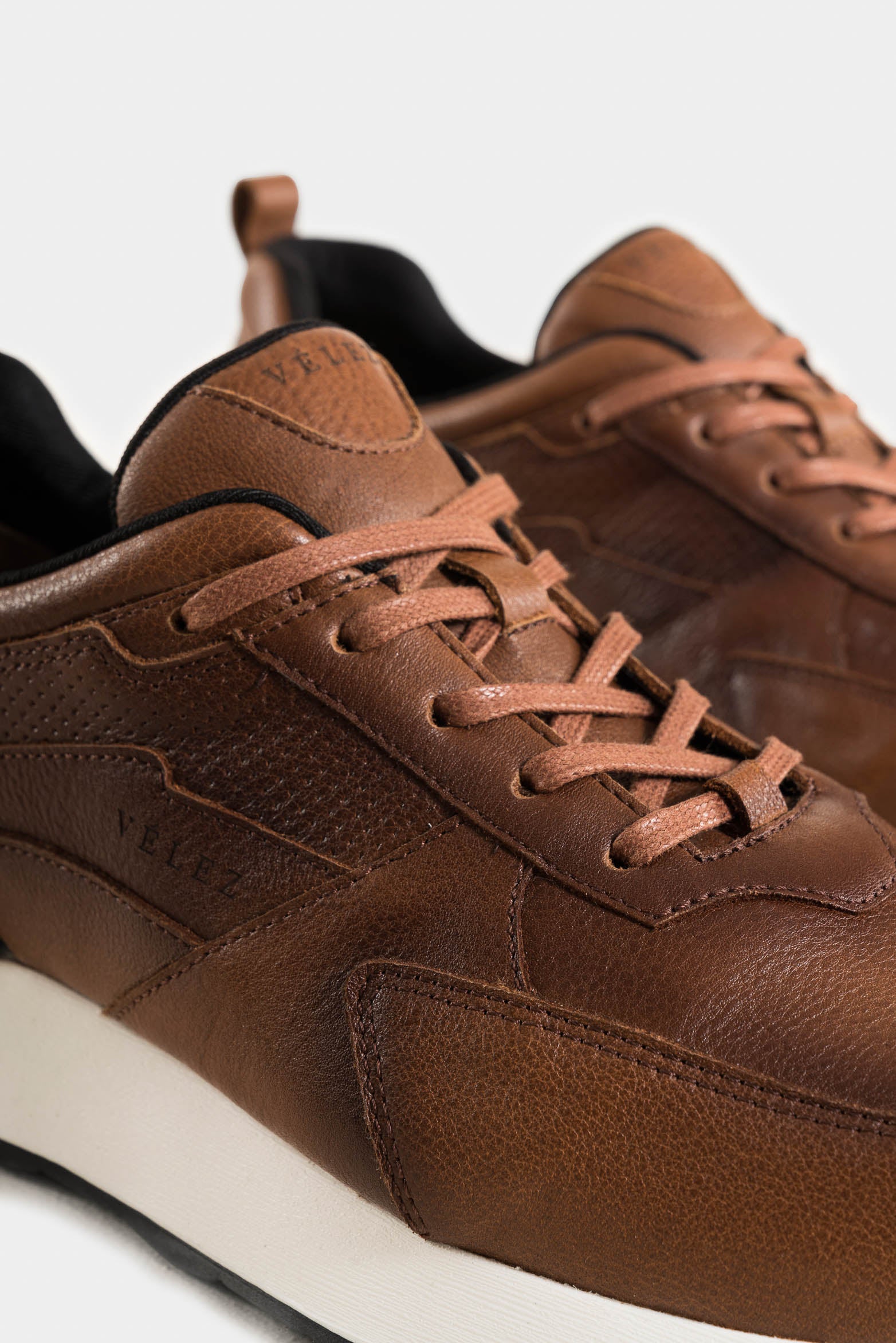 Men’s Galis 3 Smooth Leather Sneakers Waxed Laces - Image 5