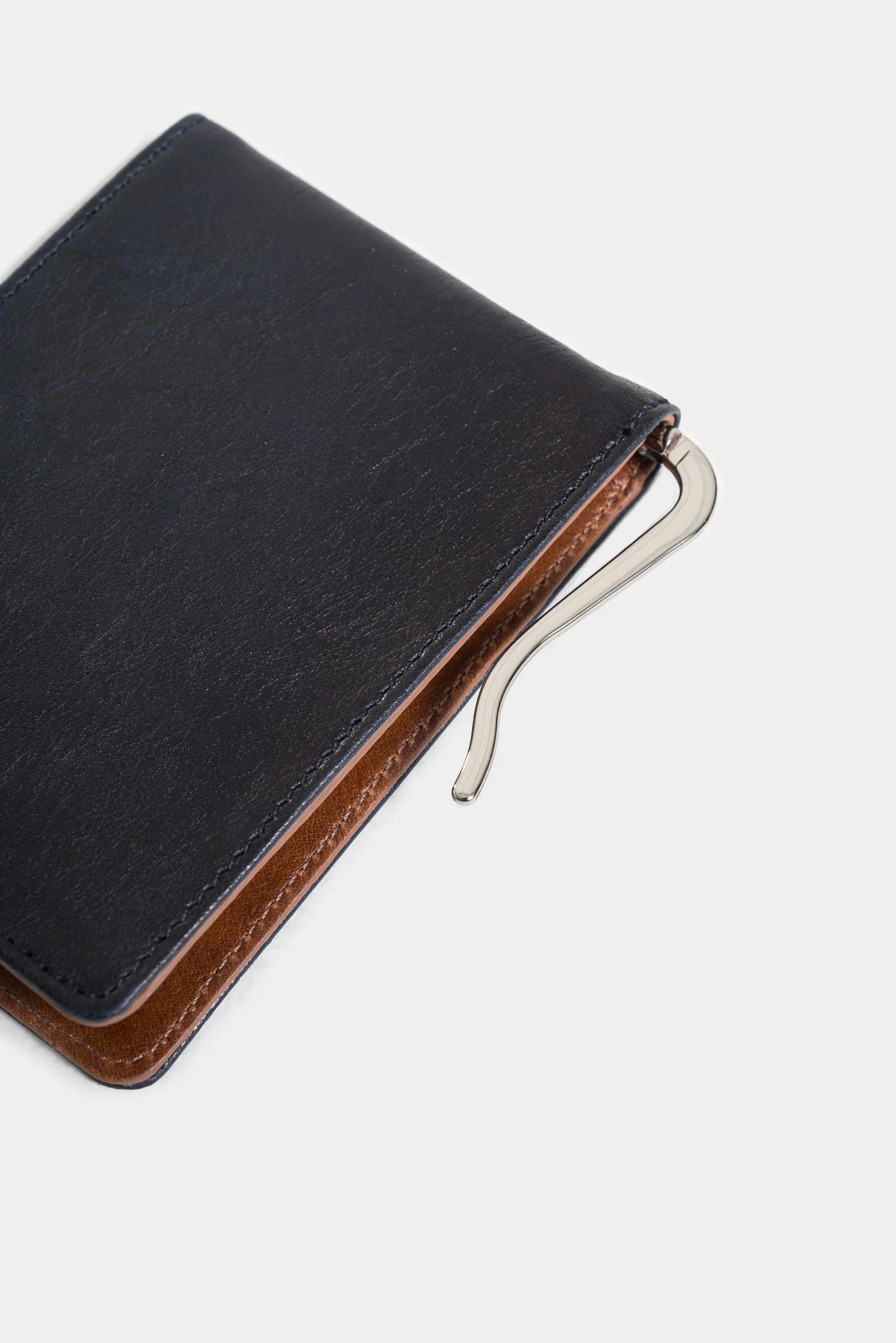 Men’s Helios Leather Money Clip Minimalist Silhouette - Image 5
