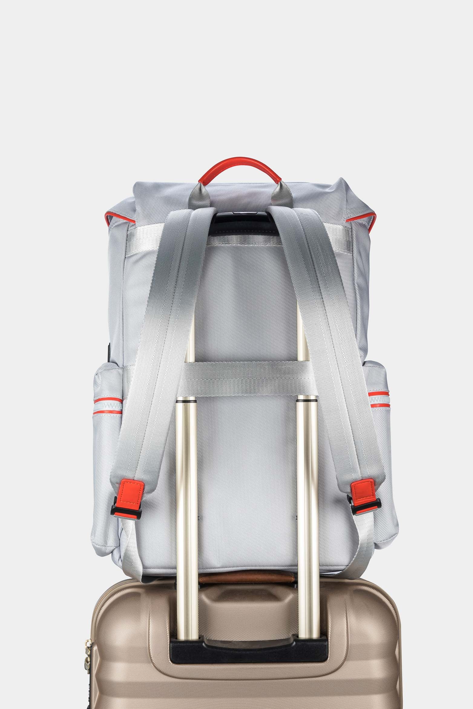 Men’s Konda Multifunctional Backpack in Canvas and Leather - Image 4