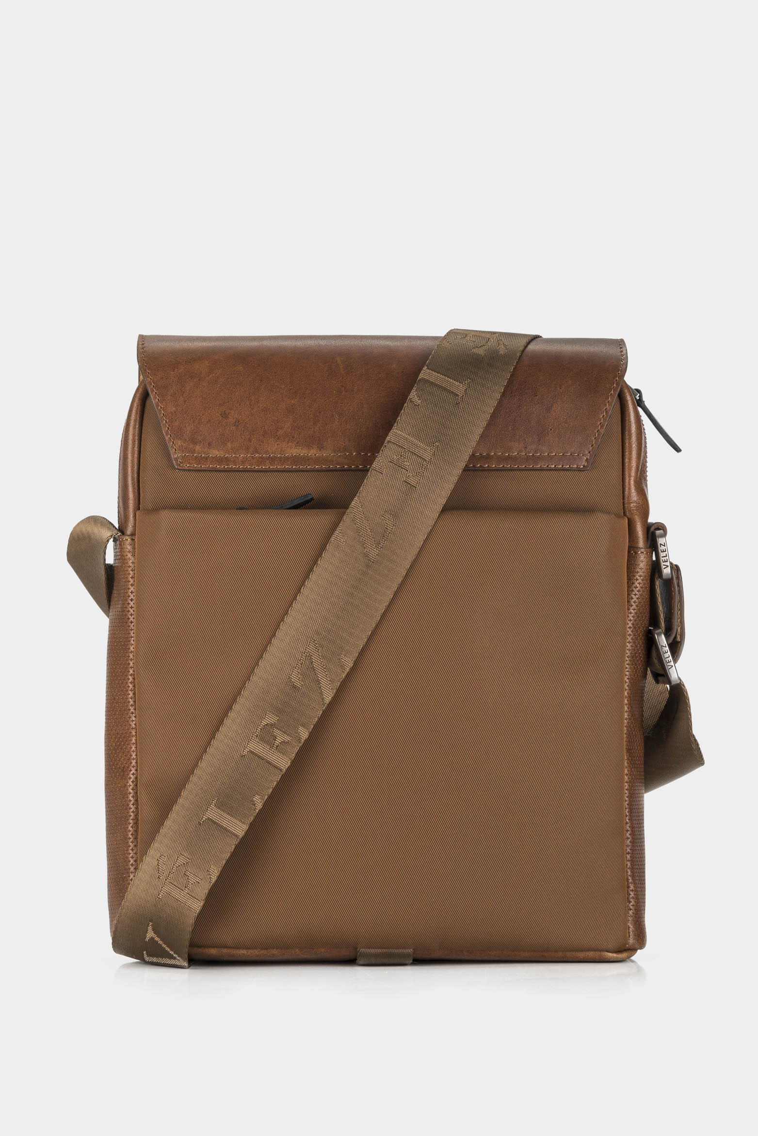 Men’s Leather Shoulder Handbags with Branded Strap - Image 3