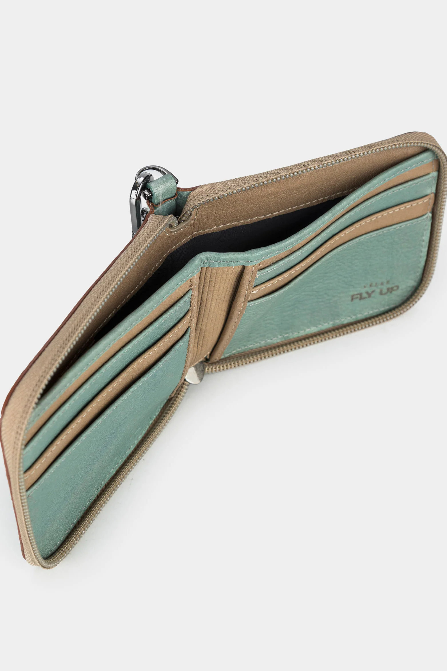Men’s Lebrunt Leather Wallet with Removable Chain and Carabiner - Image 6