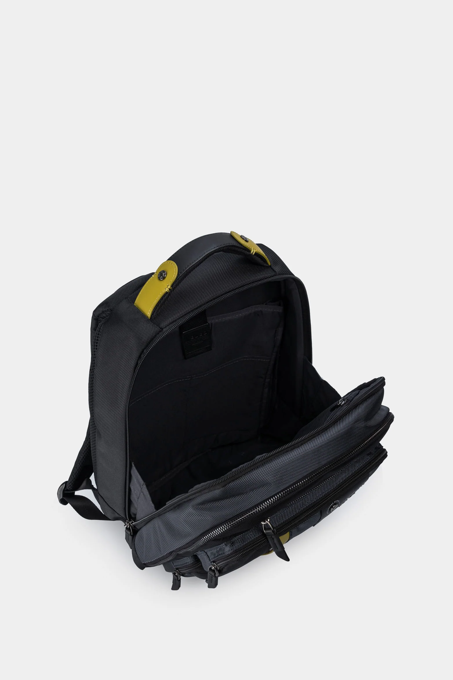 Men’s Living Multifunctional Backpack in Canvas with Leather Details - Image 6