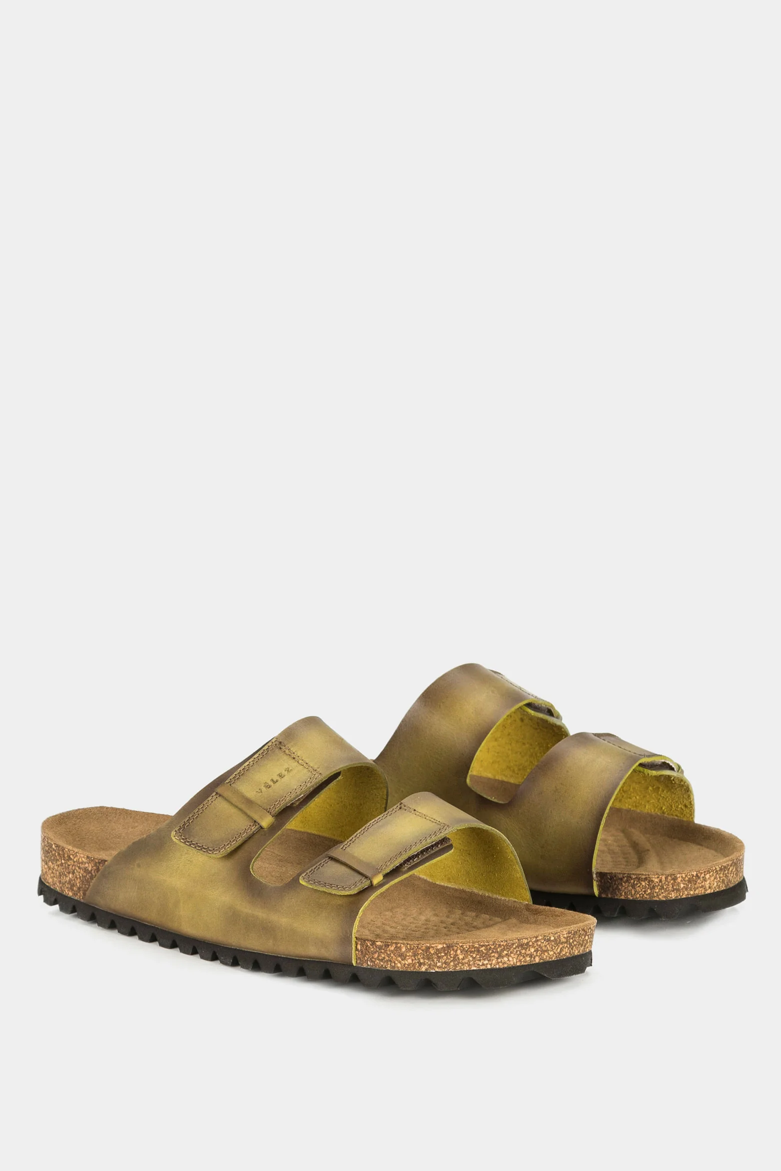 Men’s Lugano Sandals in Smooth Leather with Ergonomic Insole - Image 2