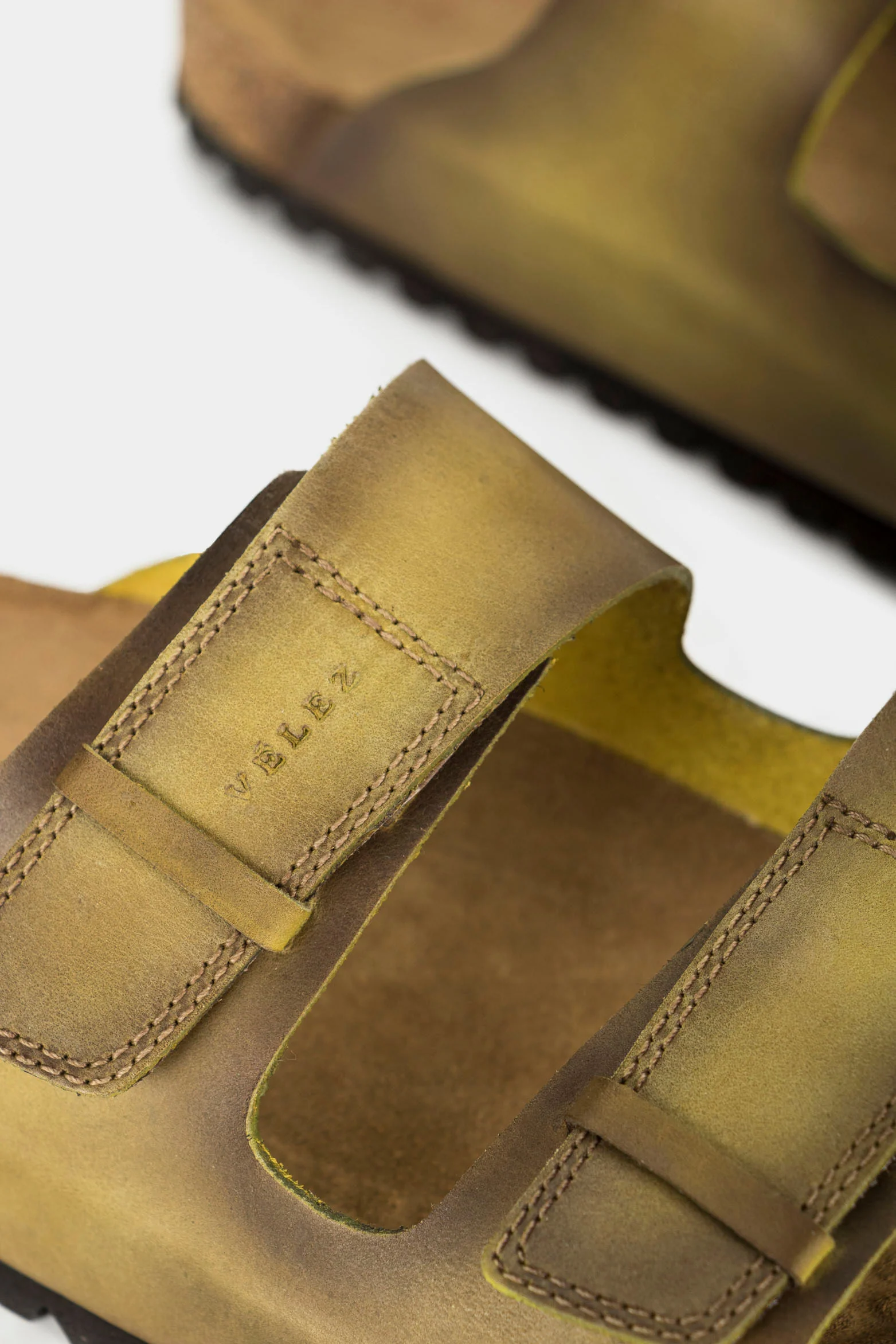 Men’s Lugano Sandals in Smooth Leather with Ergonomic Insole - Image 4