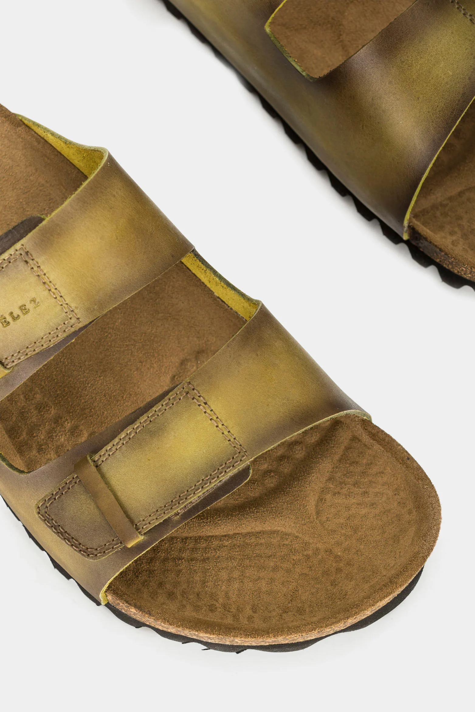 Men’s Lugano Sandals in Smooth Leather with Ergonomic Insole - Image 5