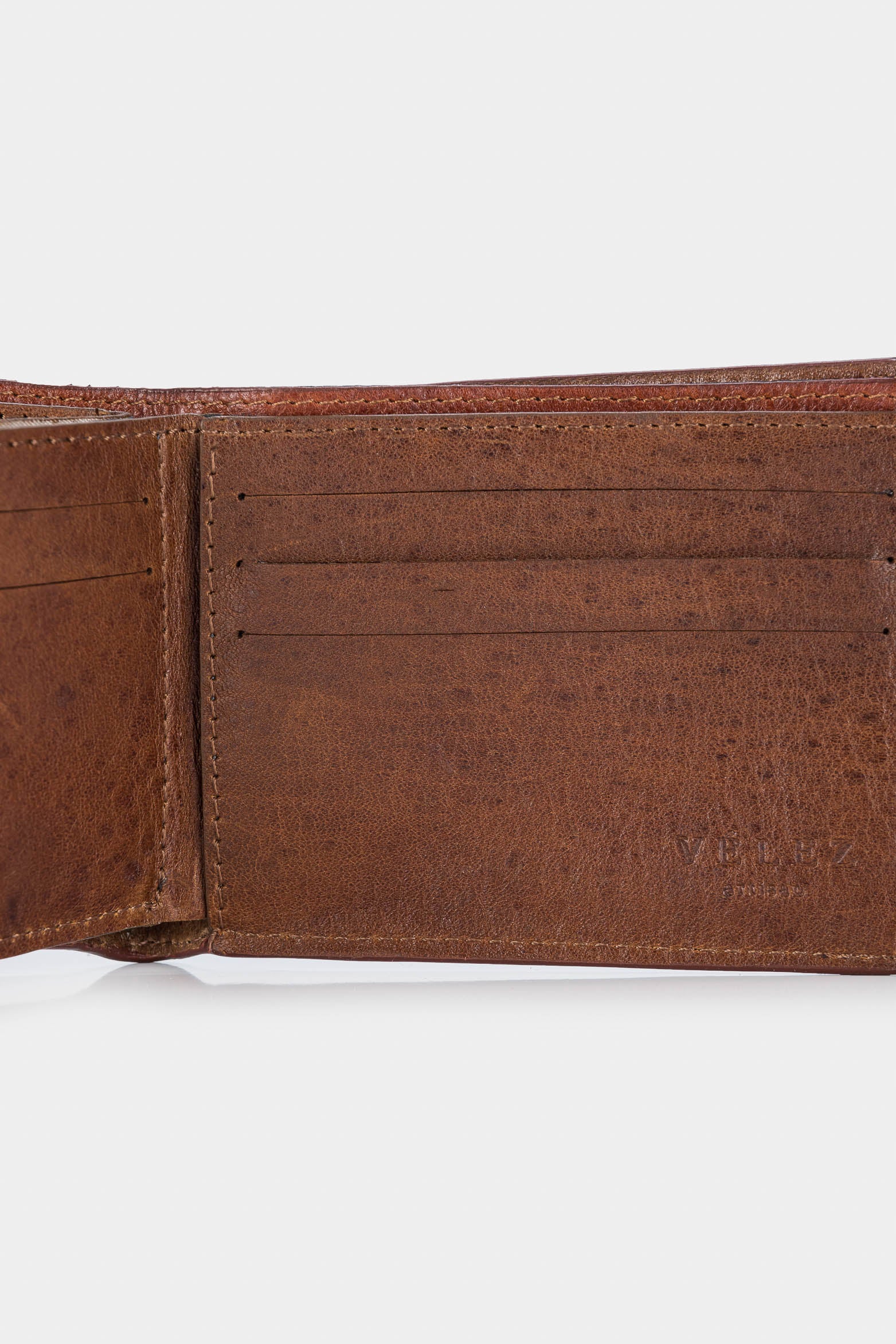 Men’s Onyx Leather Multi-Compartment Wallet - Image 5