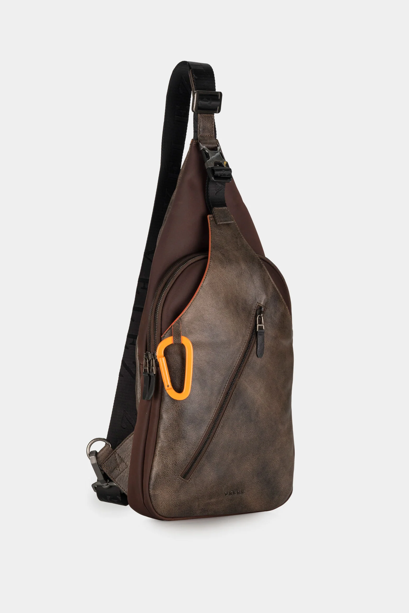 Men’s Pacify Multi-Compartment Leather Shoulder Bag - Image 2