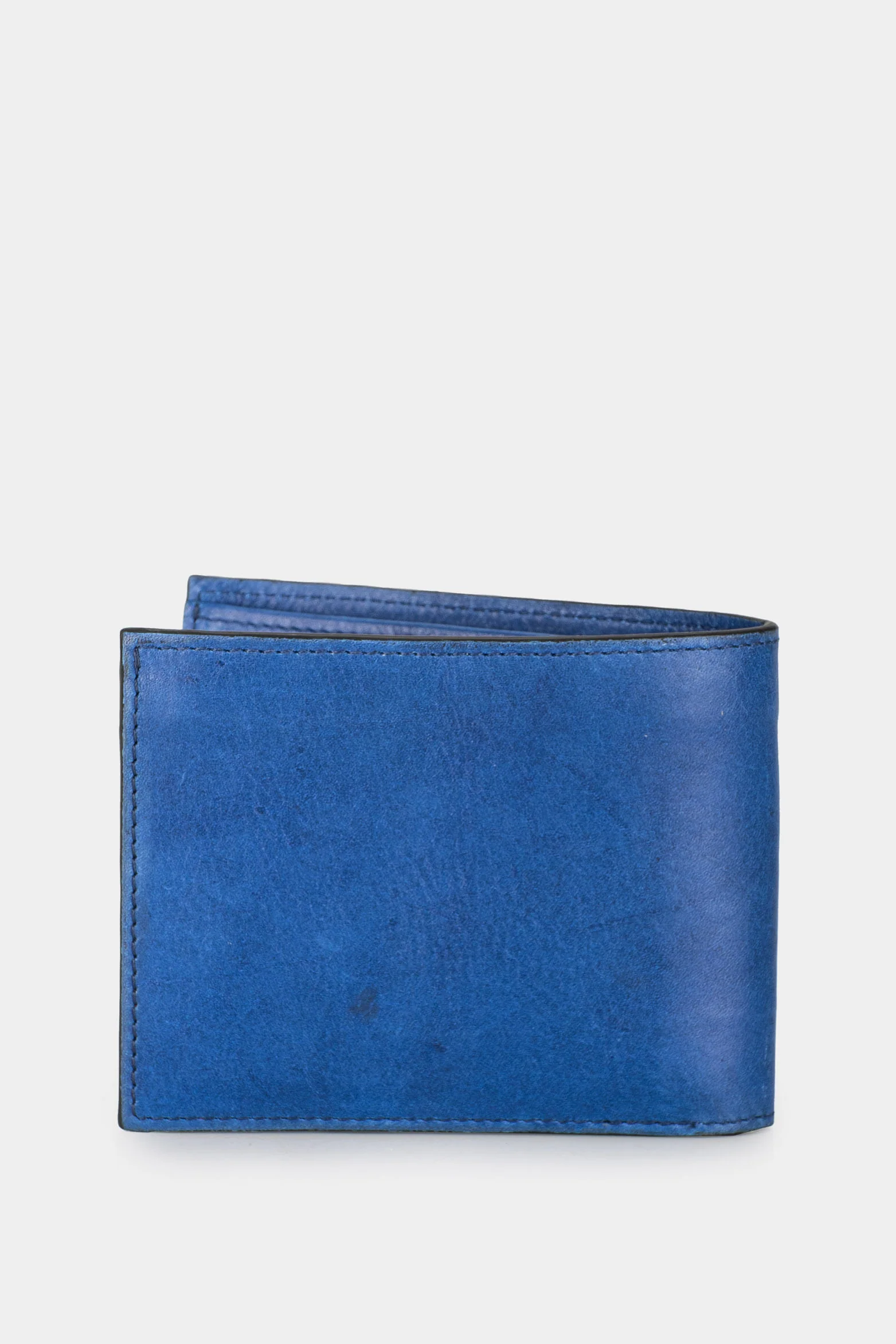 Men’s Vent Wallet in Smooth Leather with Metallic Appliqué - Image 3