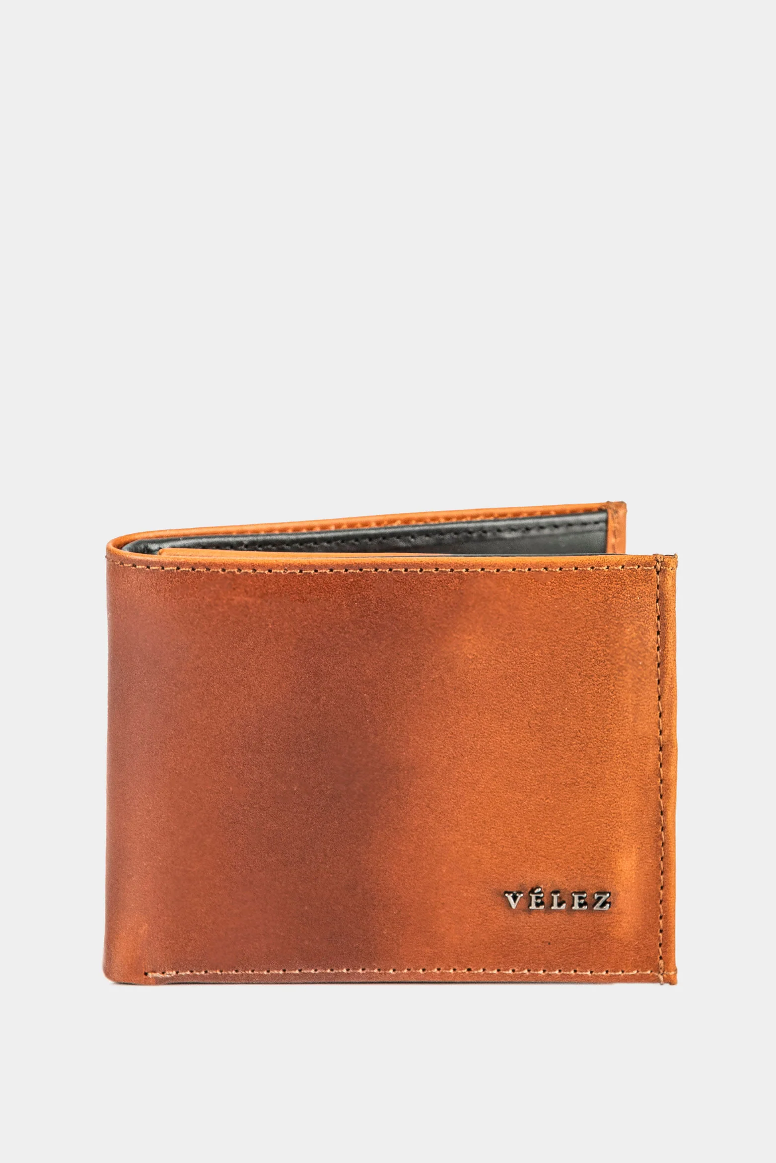 Men’s Vikintea Double Wallet in Honey-Colored Leather