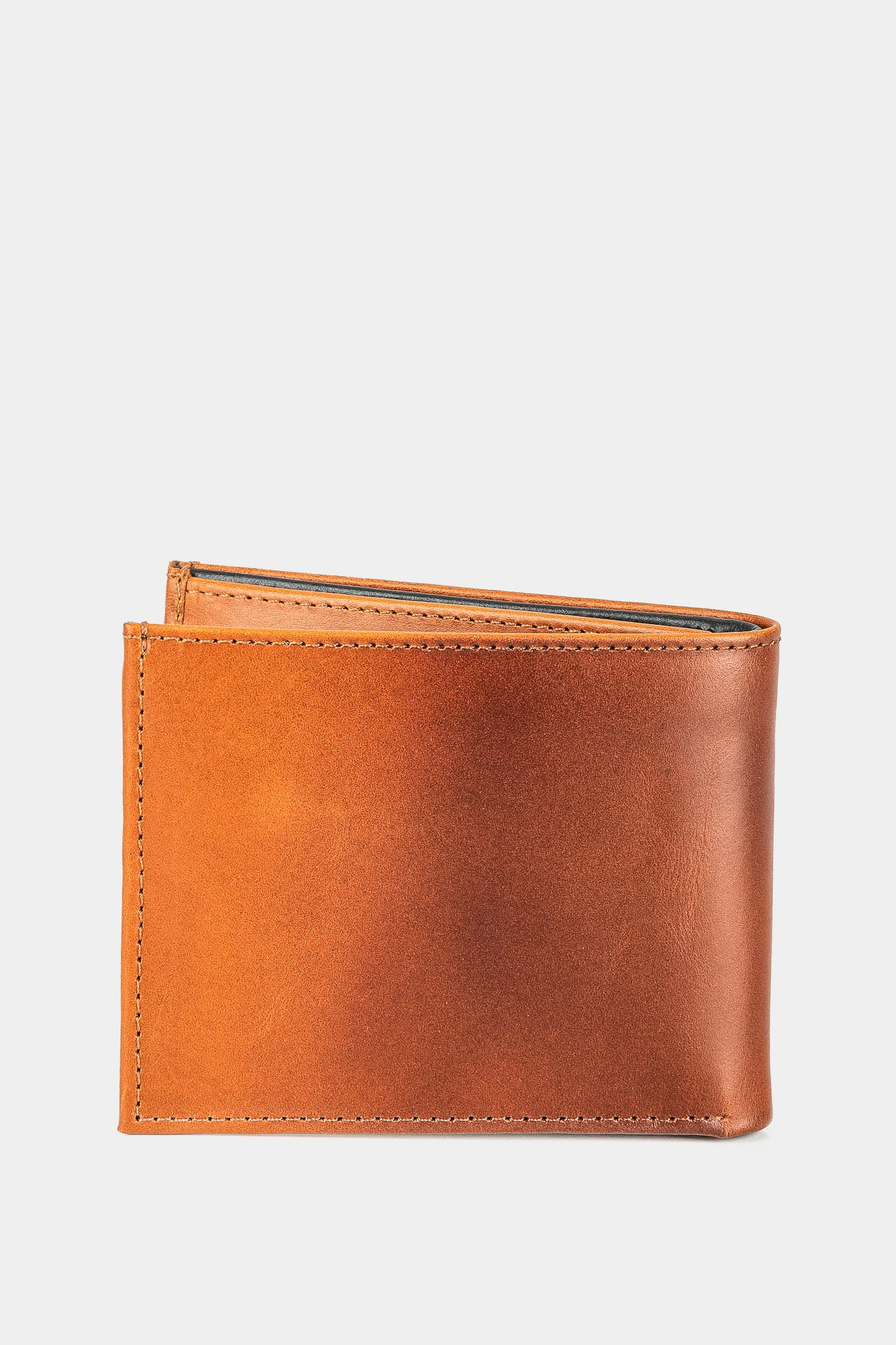 Men’s Vikintea Double Wallet in Honey-Colored Leather - Image 3