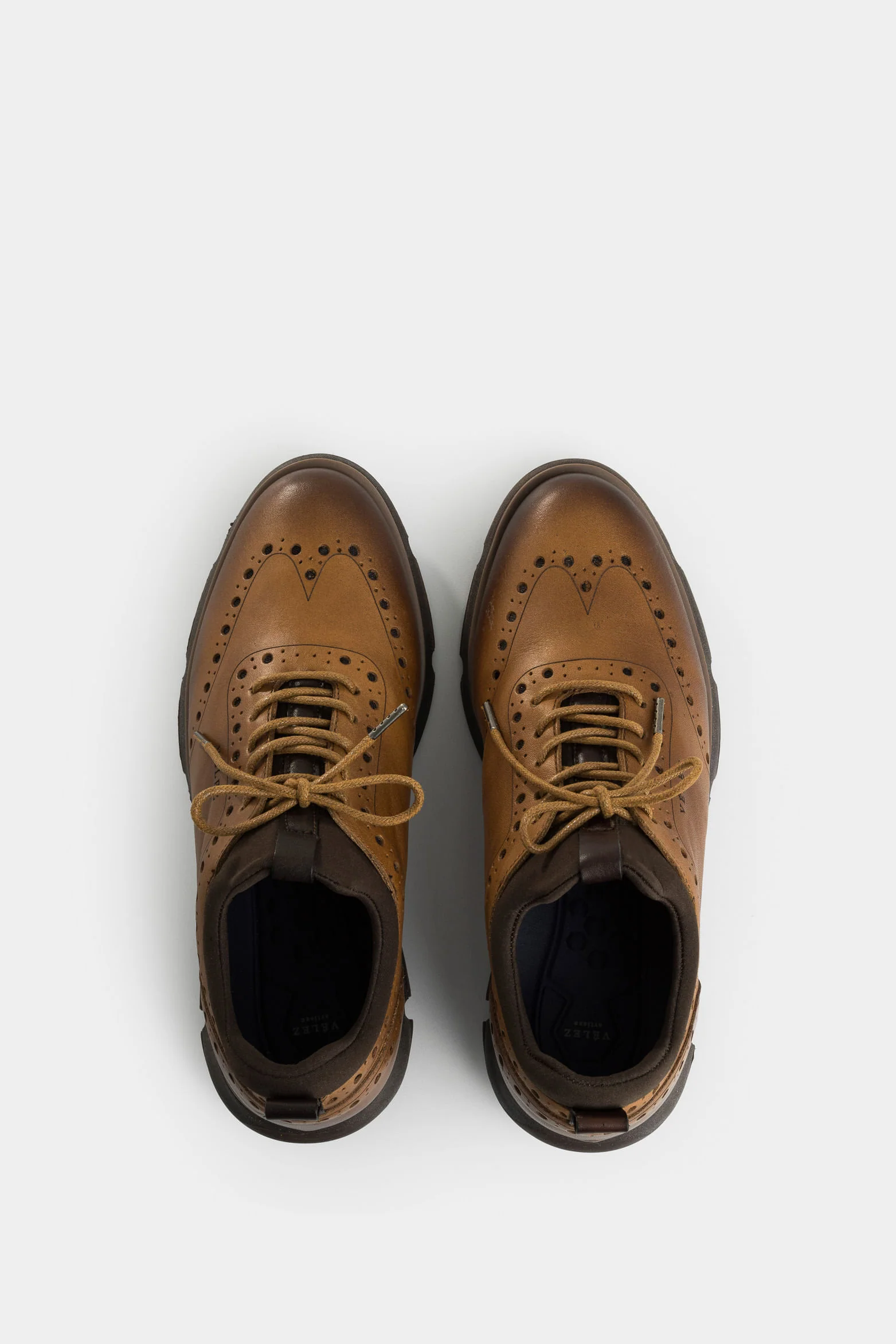 Men's Apollo 2 Smooth Leather Lace-Up Shoes with Neoprene Detail - Image 4