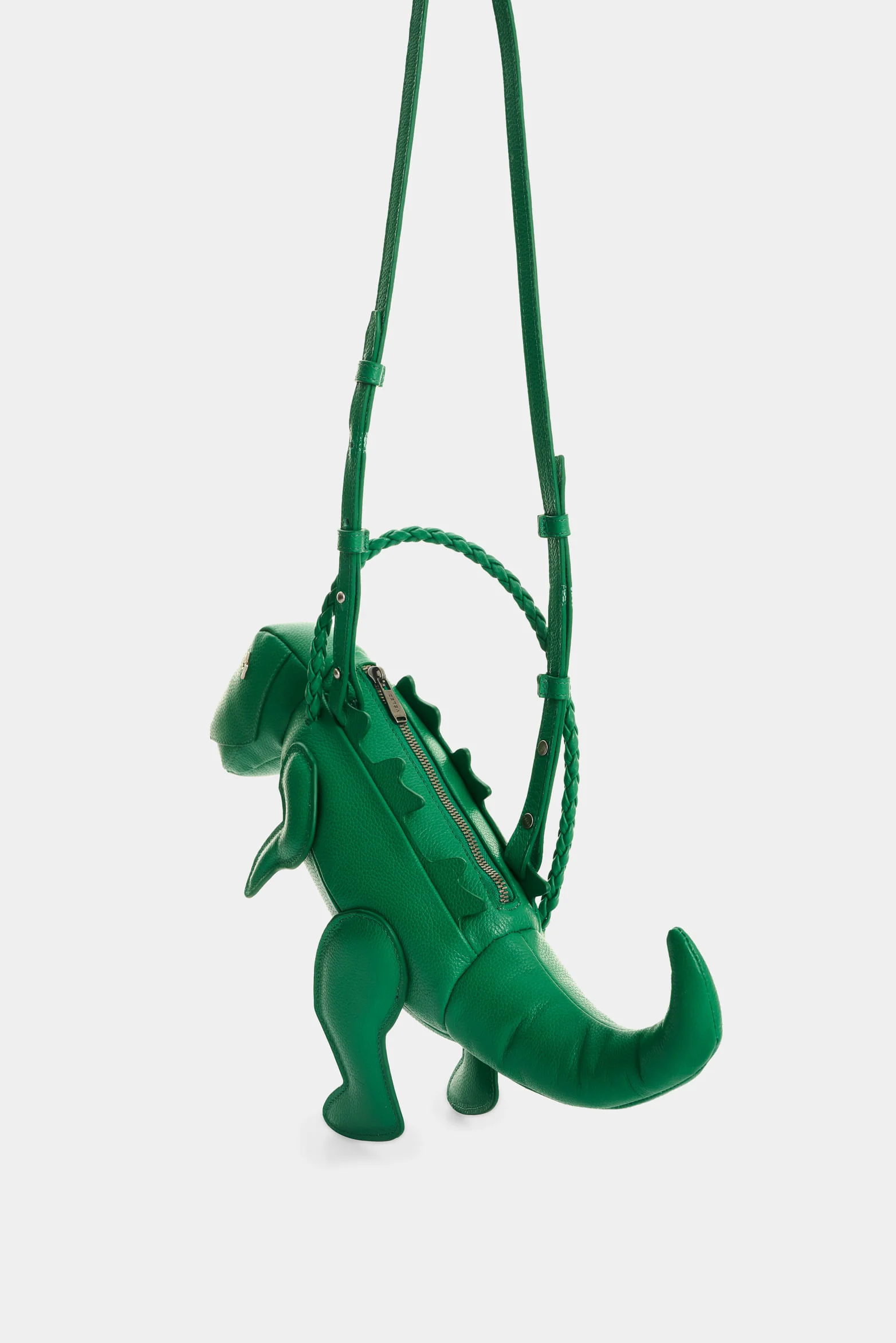 Men's Dino Croco Leather Crossbody Bag - Image 3