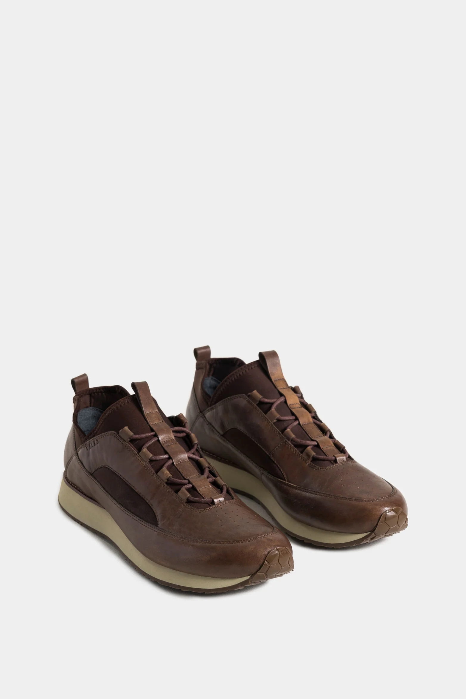 Men's Neo 2 Leather Sneakers with Laser Perforations - Image 2