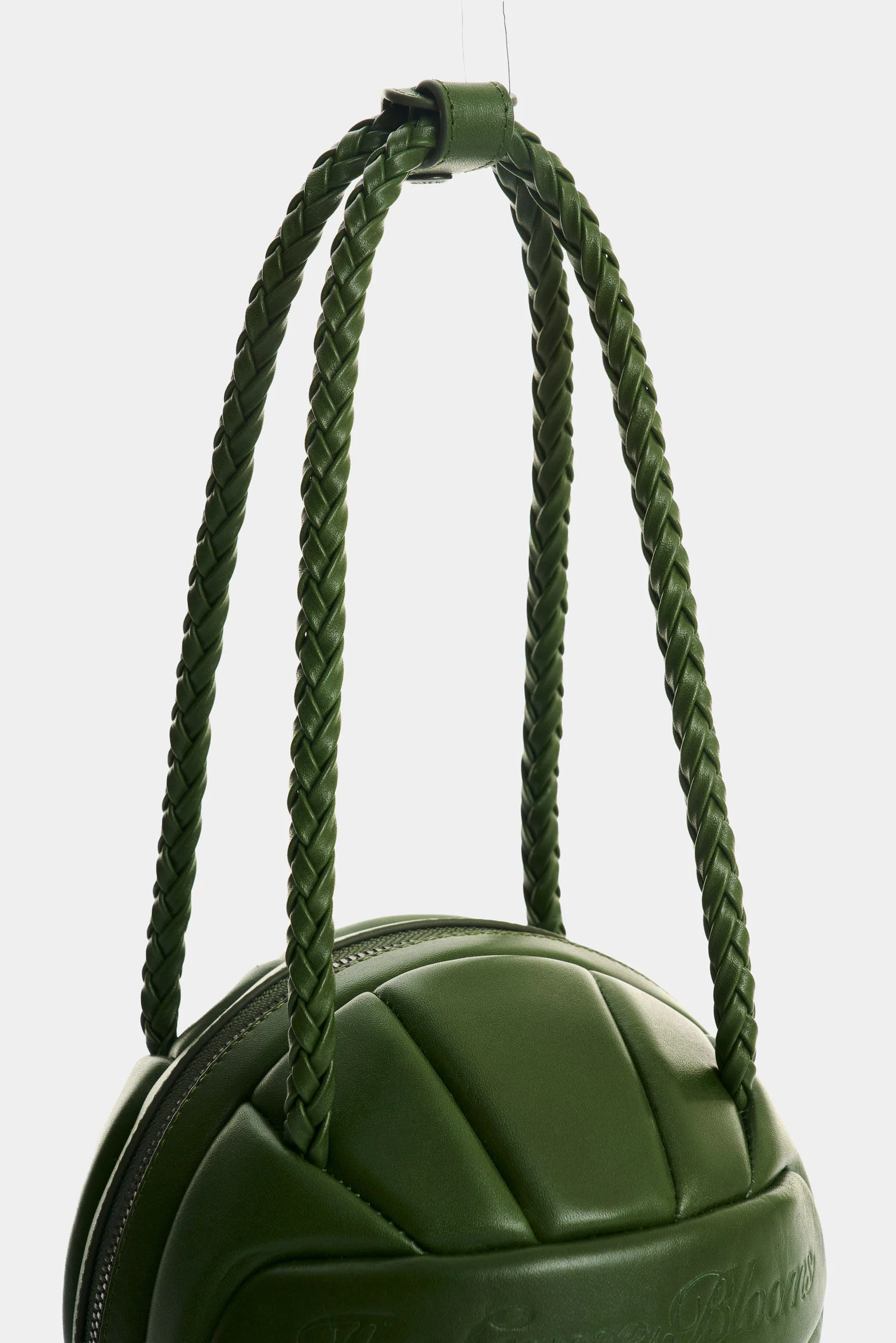 Men's Soccer Ball Leather Crossbody Bag - Image 4