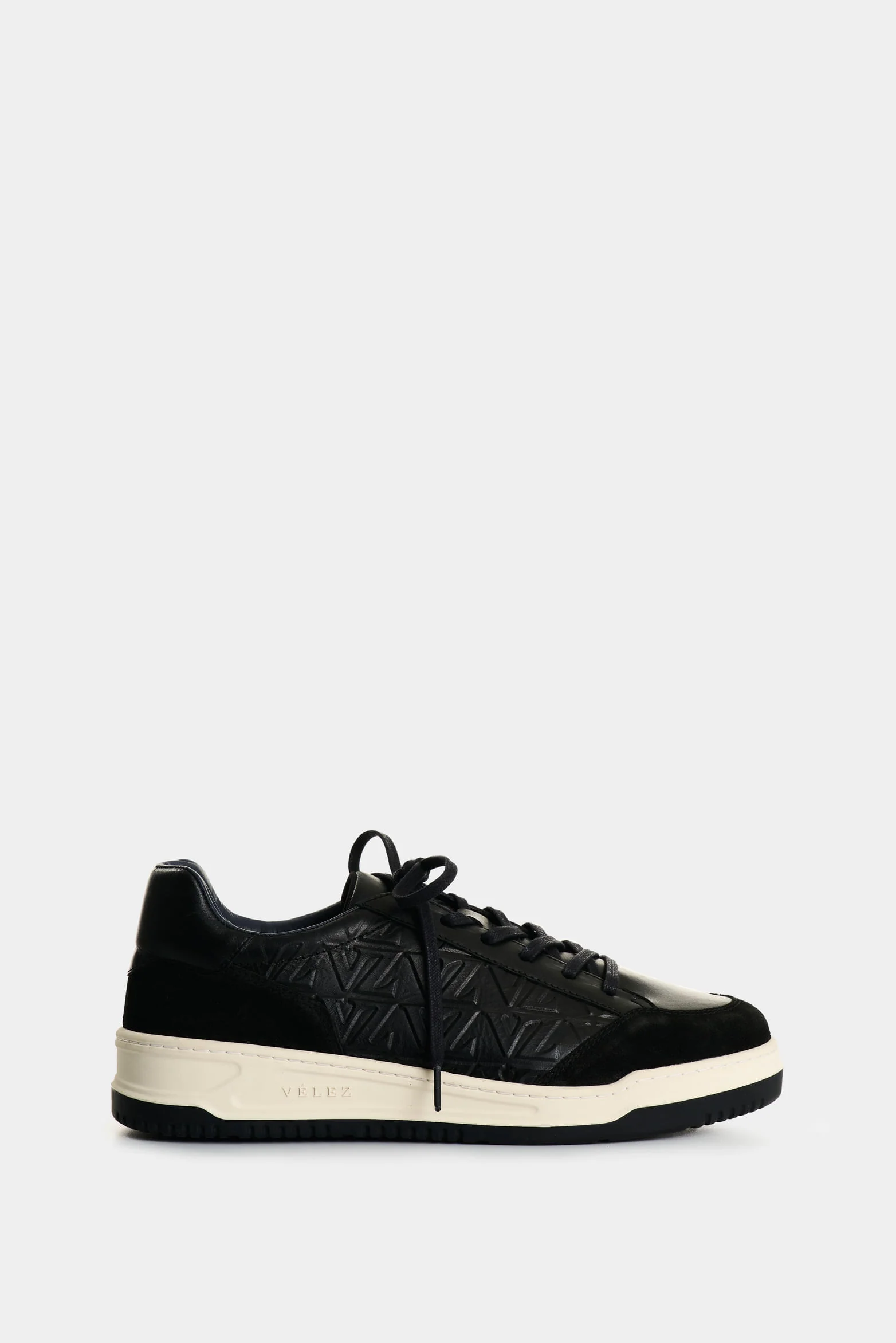 Men's Terra Leather Monogram Sneakers