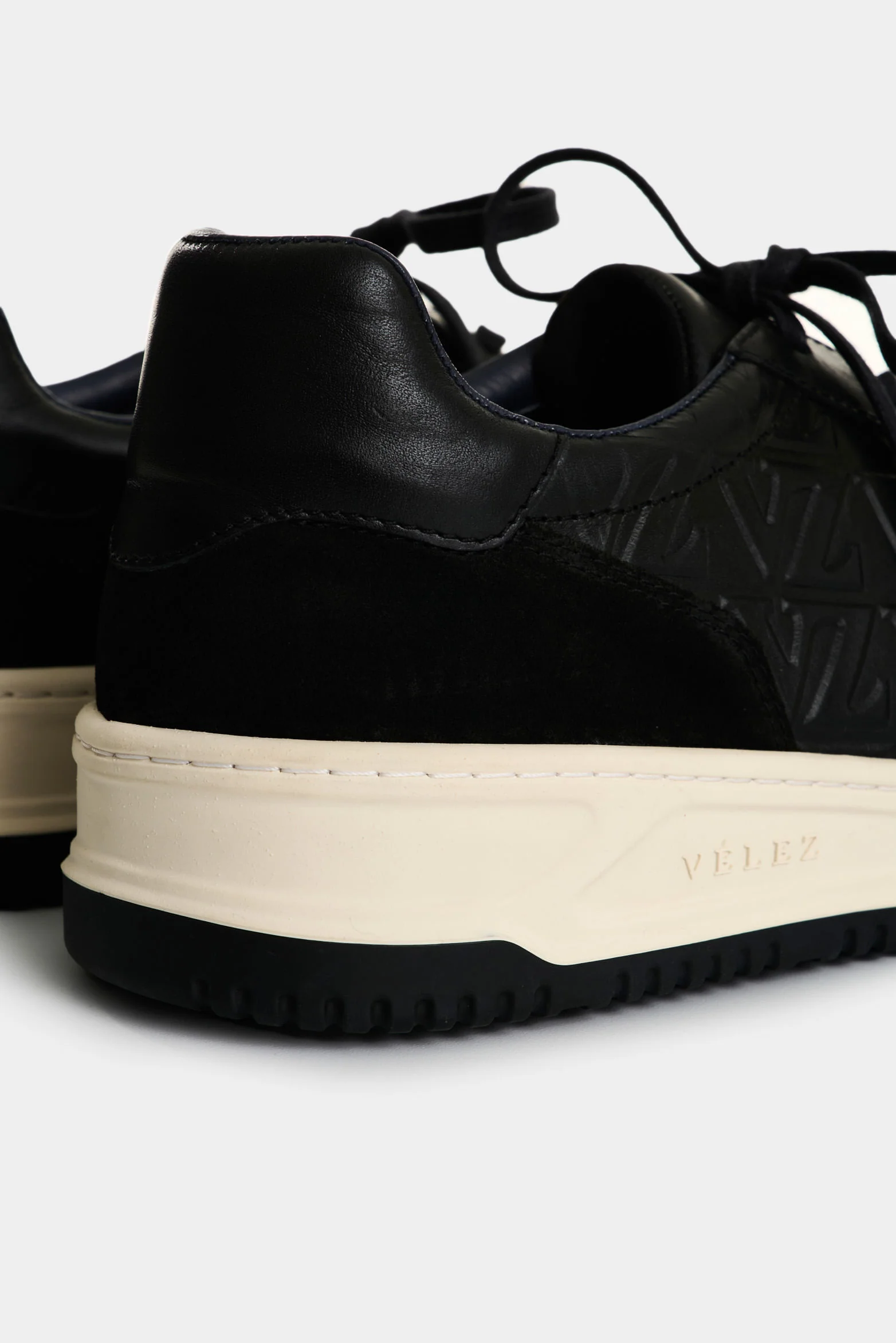 Men's Terra Leather Monogram Sneakers - Image 5