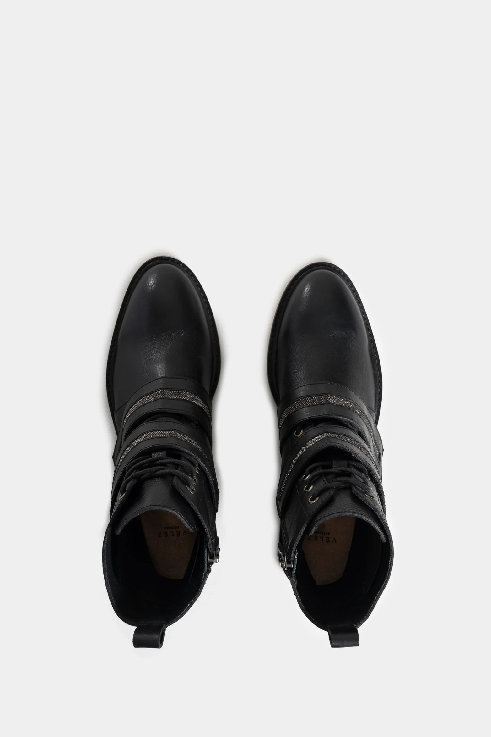 Mentha Leather Ankle Boots for Women with Military Silhouette - Image 4