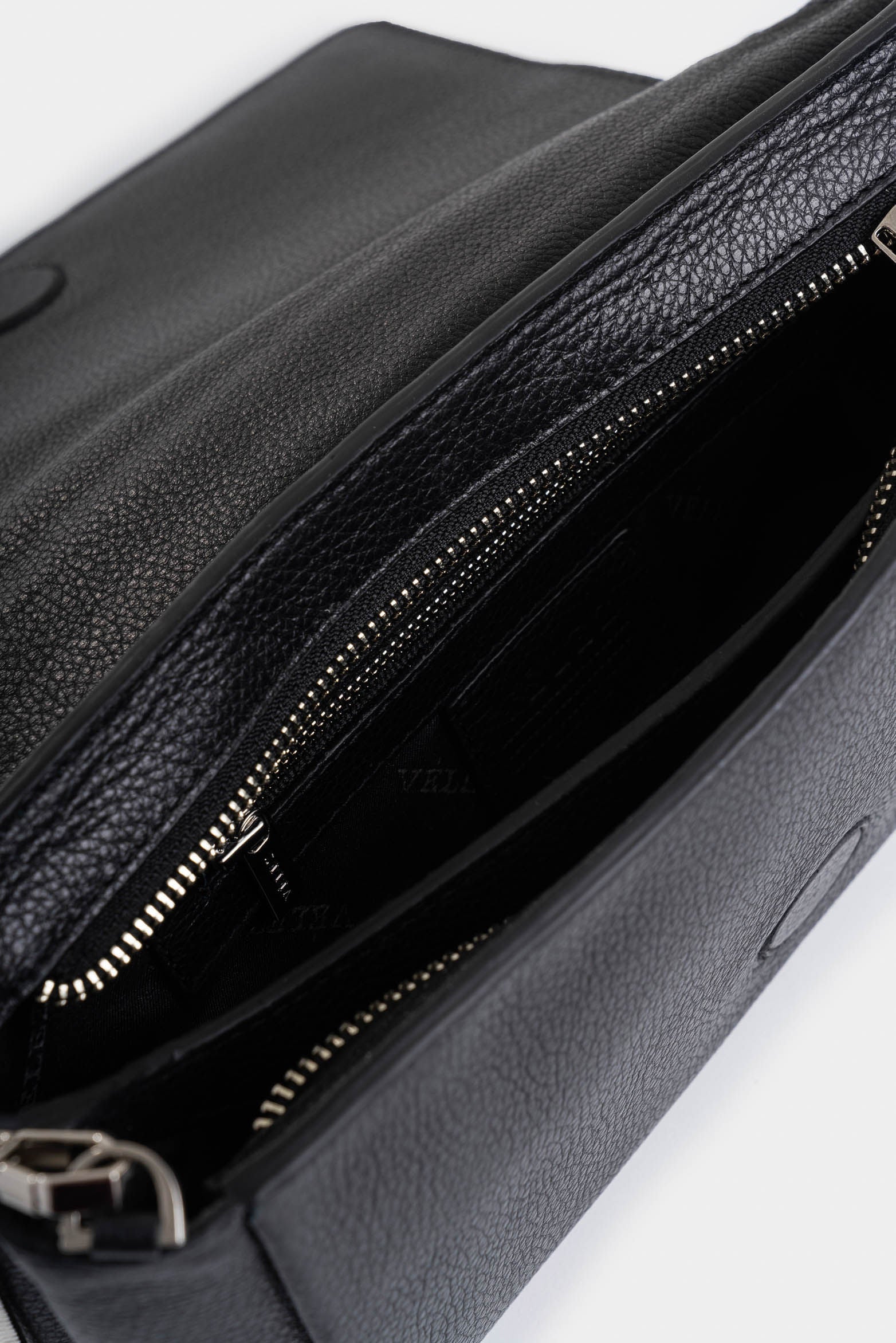 Mentha Leather Bowling Bag for Women with Woven Detail - Image 5