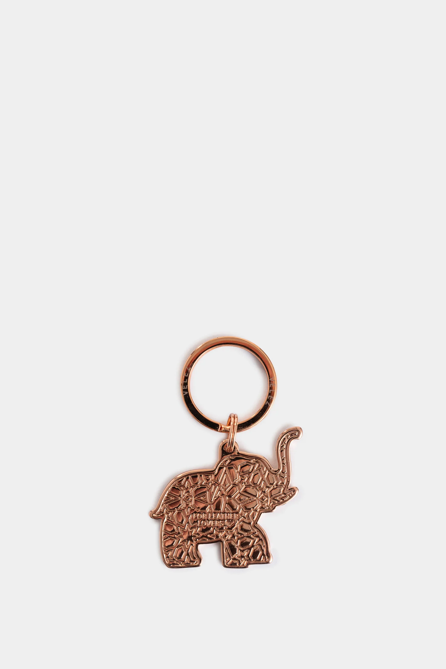 Metallic elephant keychain for women - Image 3