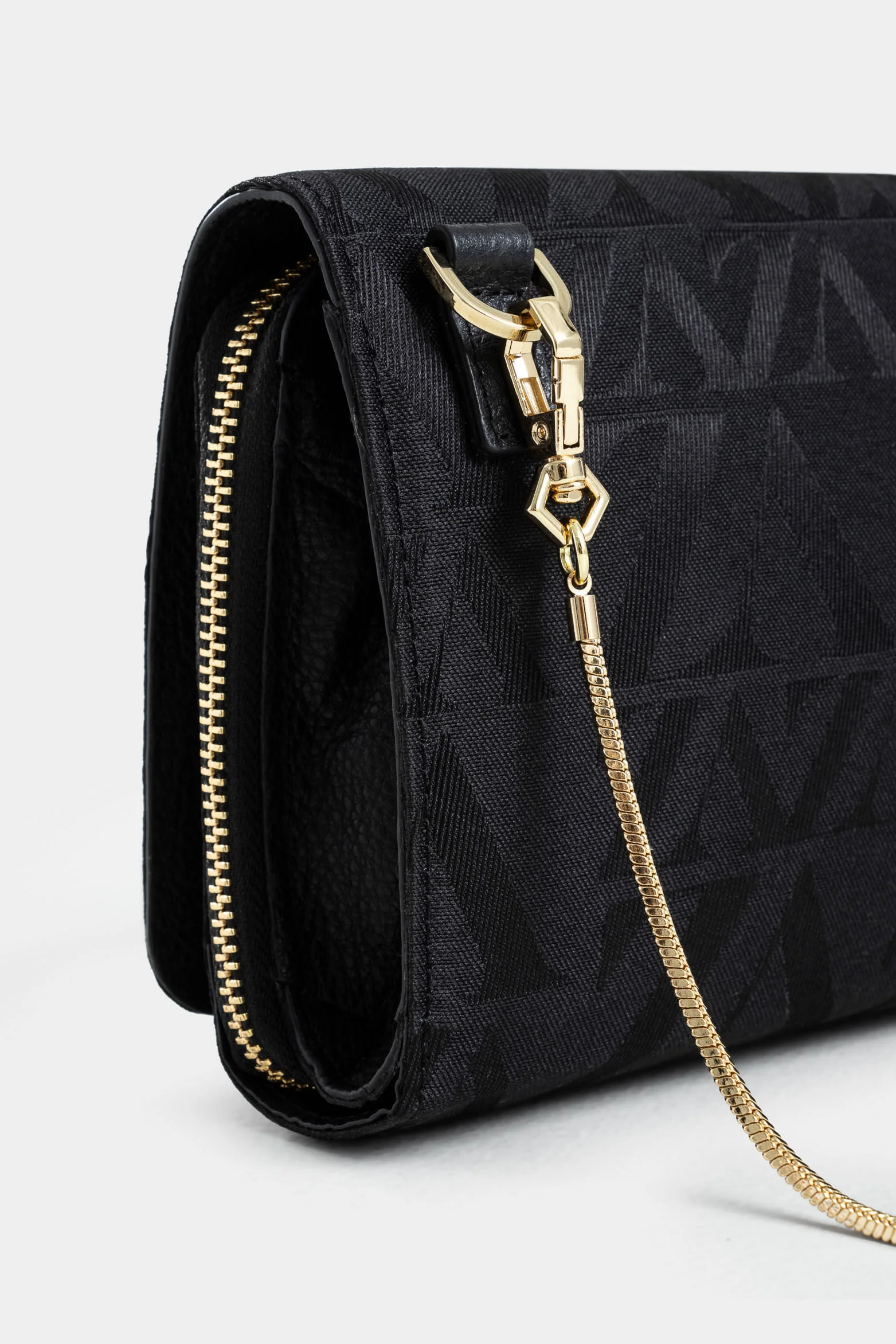 Mini Abi Leather and Canvas Monogram Handbag for Women - Image 4