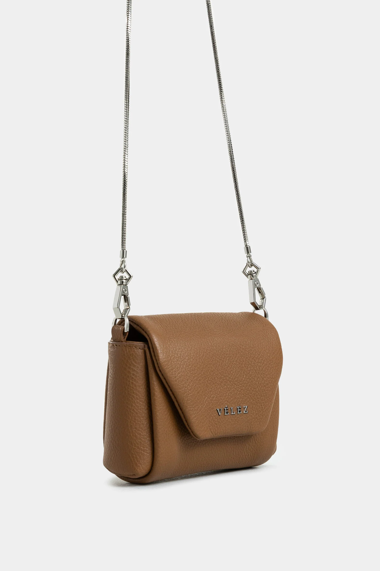 Mini Leather Card Holder for Women with Removable Chain - Image 2