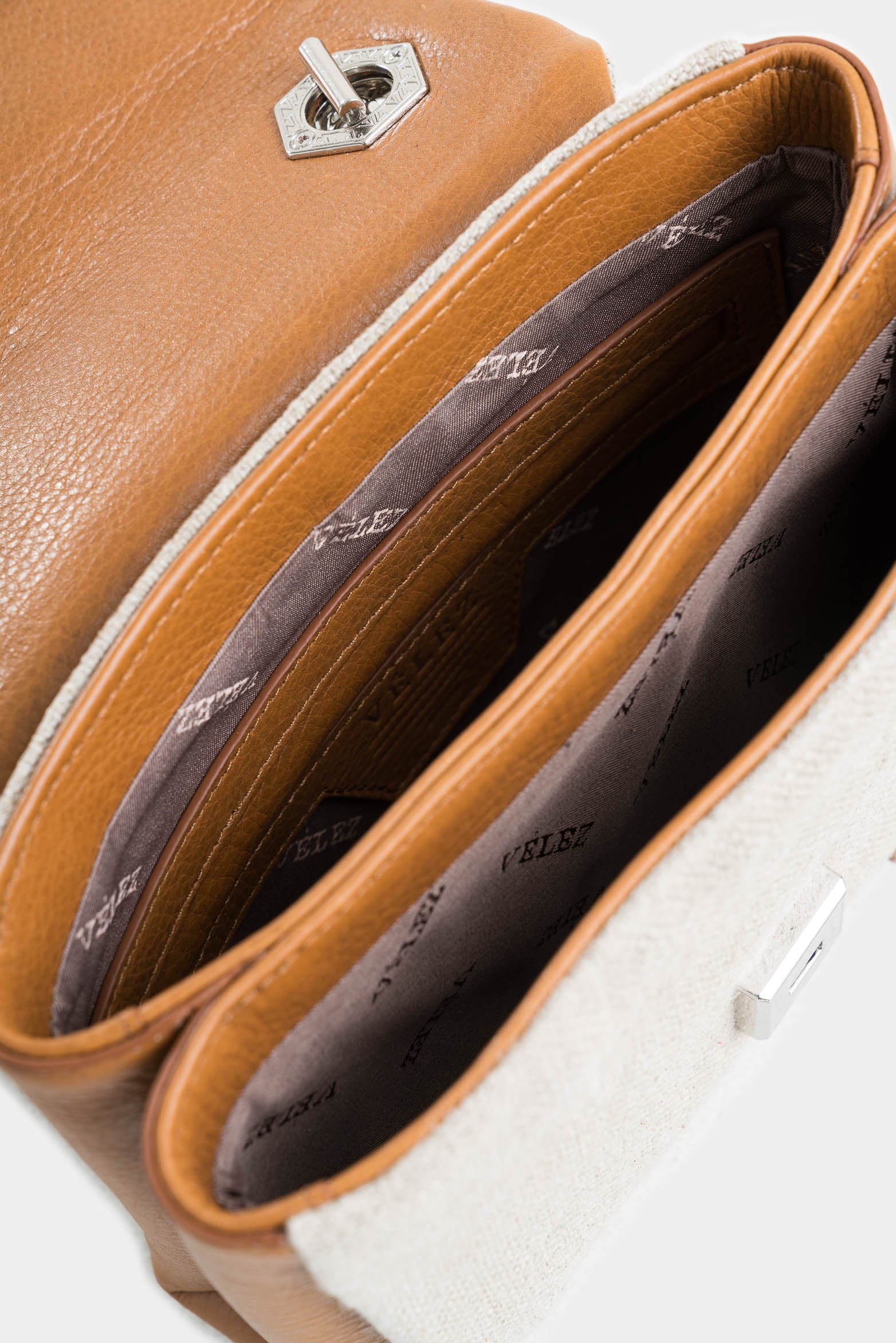 Mini Lili 2.0 Hands-Free Leather Bag with Hexagon Silhouette - Image 5