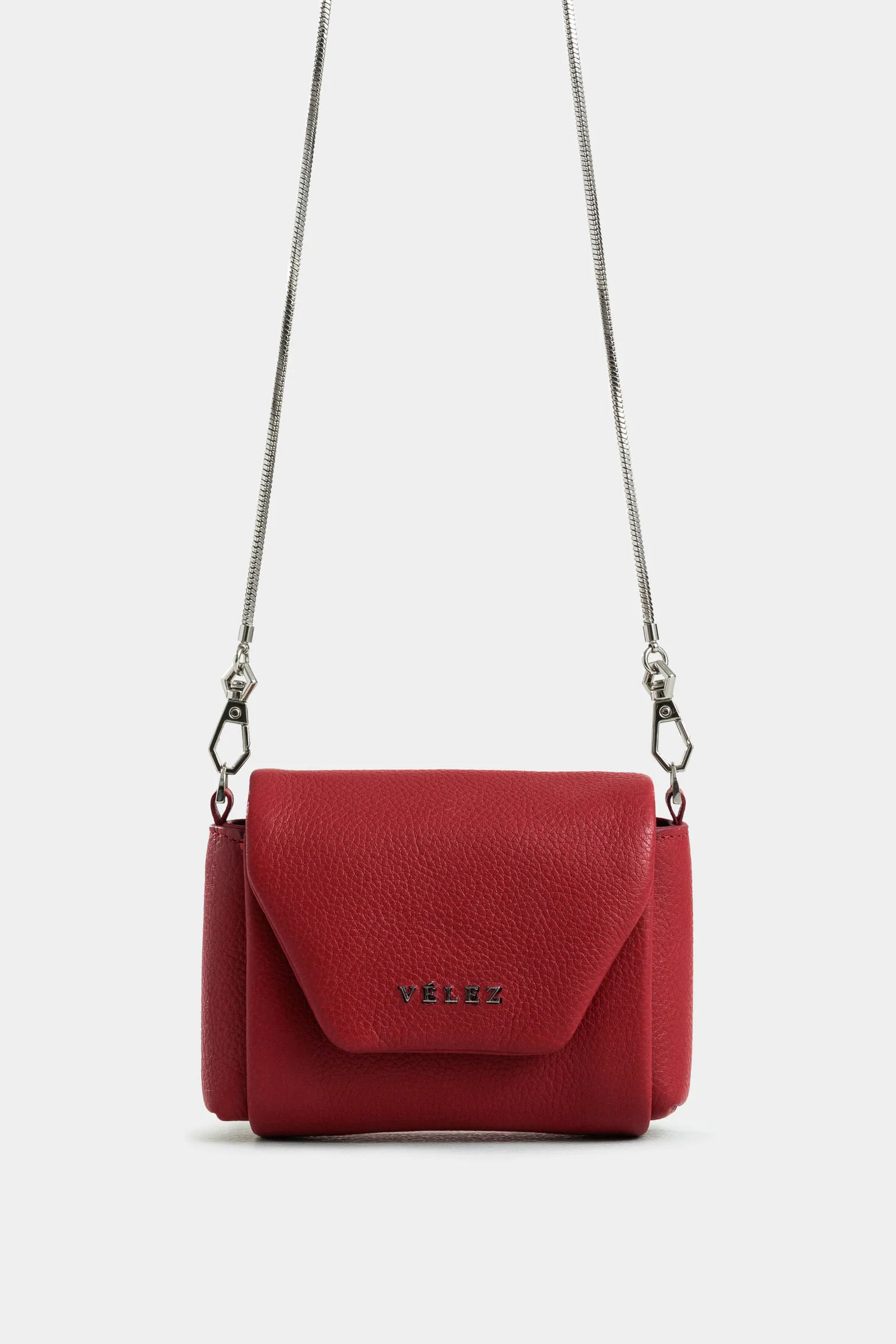 Mini Lili Leather Card Holder for Women with Removable Chain