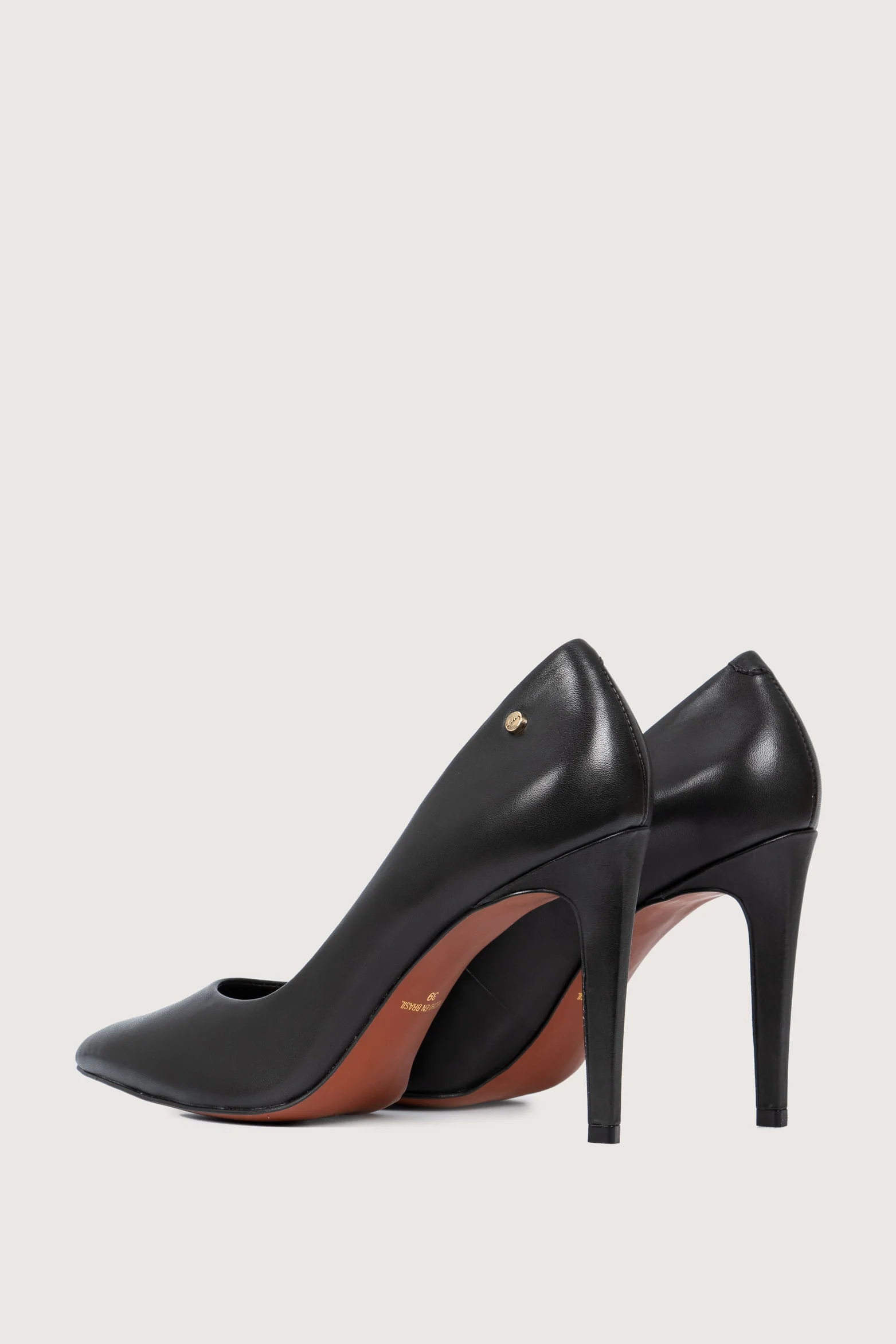Morelia Smooth Leather Pump in Black - Image 3