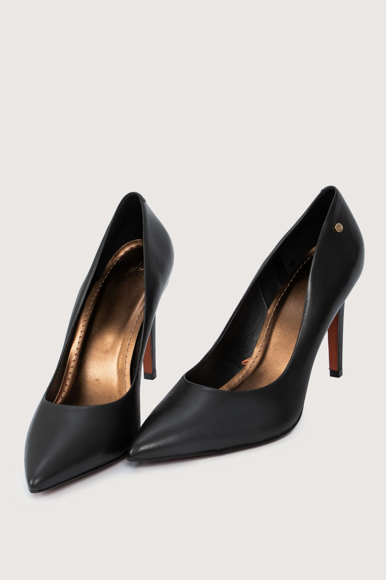 Morelia Smooth Leather Pump in Black - Image 4