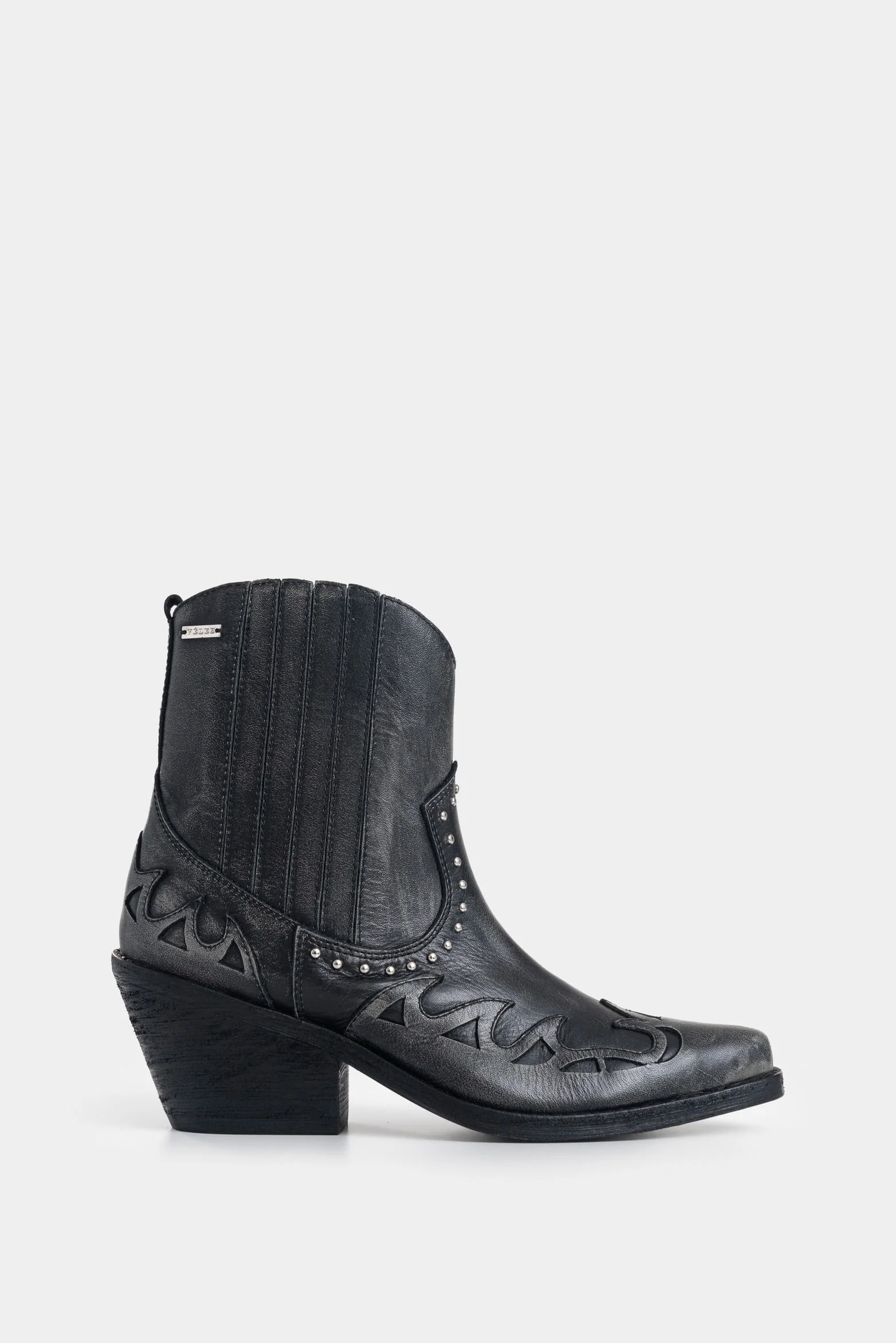 Namib Brush Off Leather Ankle Boots for Women with Studs