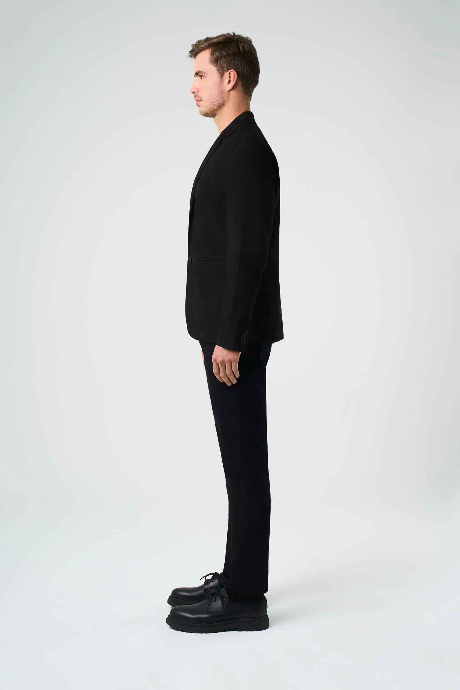 Niger Suede Semi-Fitted Men's Blazer - Image 3