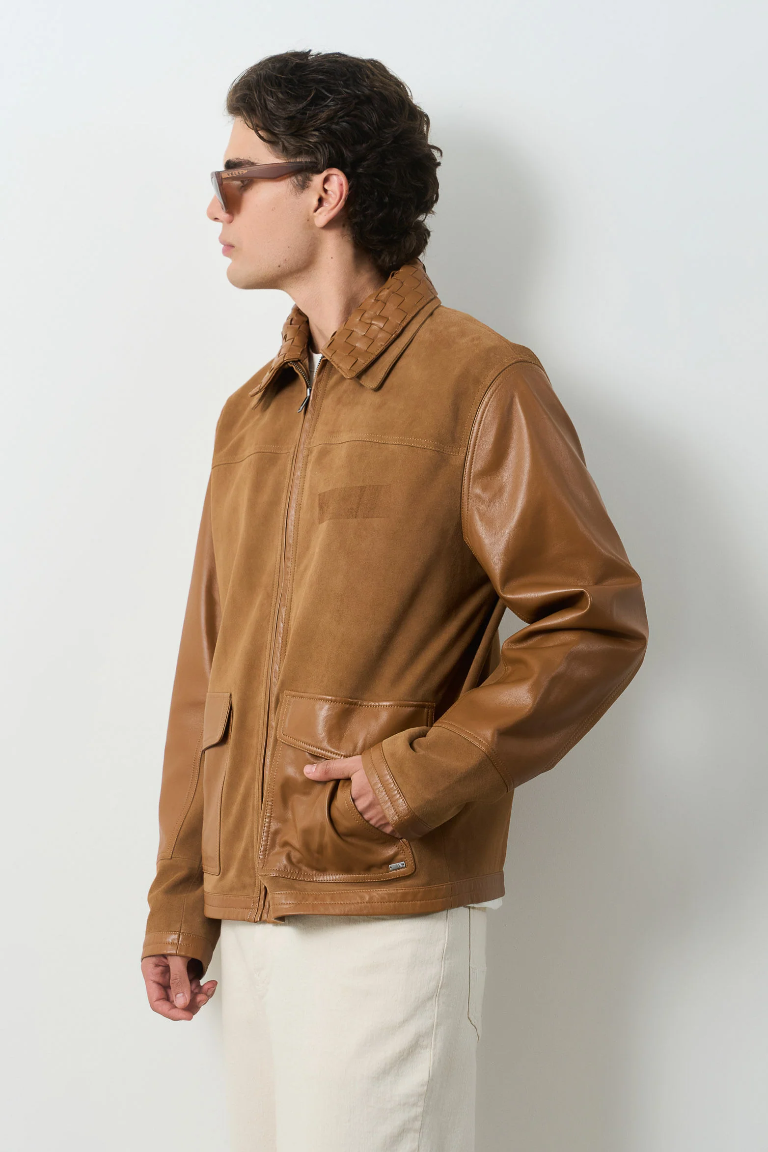Nila 2 leather jacket for men - Image 6