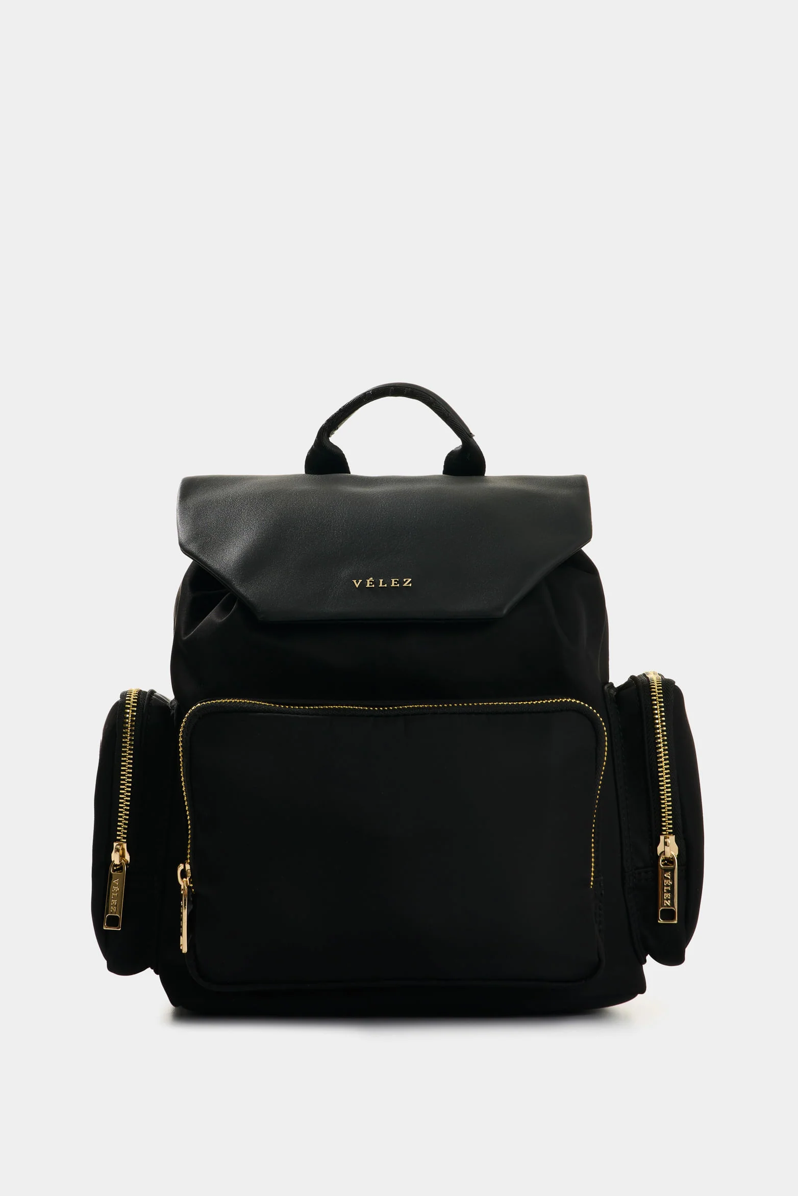 Orion Mini Canvas and Leather Drawstring Bag for Women