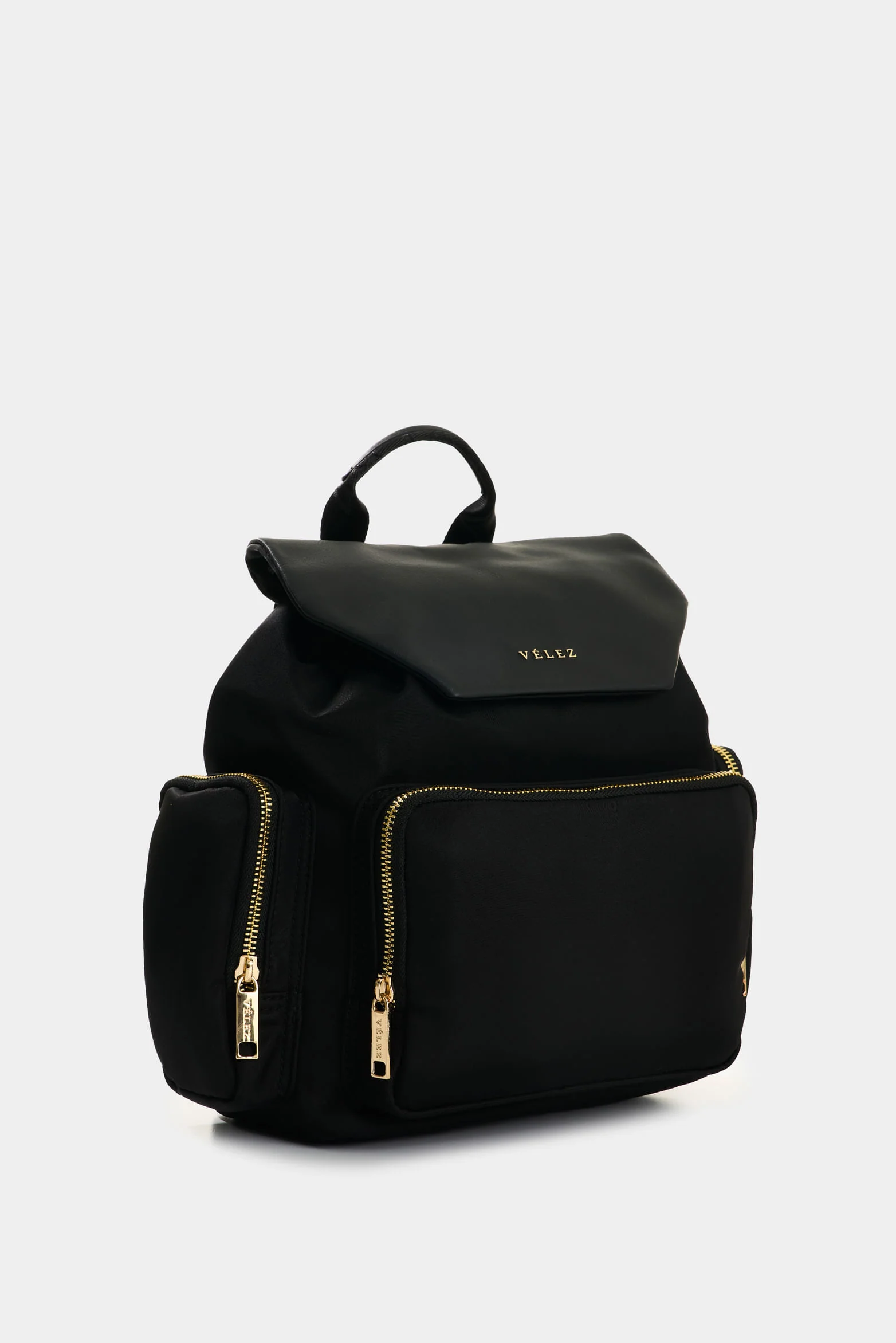 Orion Mini Canvas and Leather Drawstring Bag for Women - Image 2